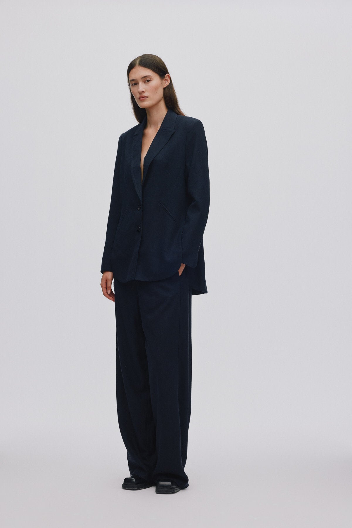 Carrin - Tailoring blazer jacket I Midnight