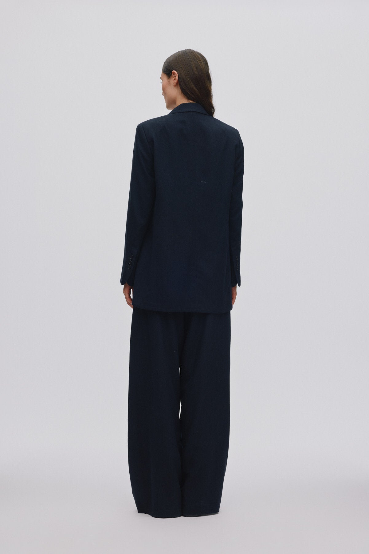 Everdeen - Drapy tailoring relaxed pants I Midnight