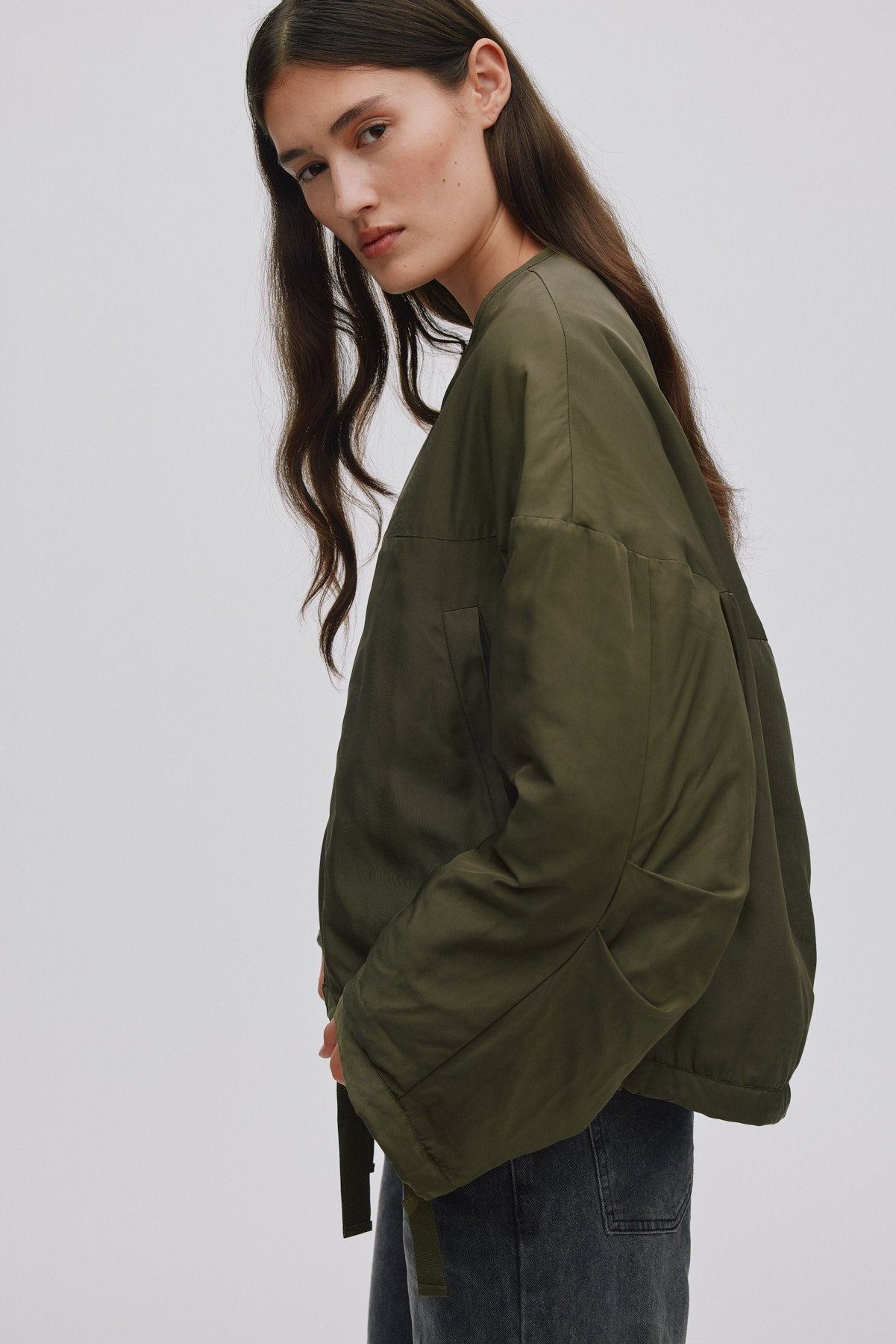 Glod - Arched jacket I Army Green