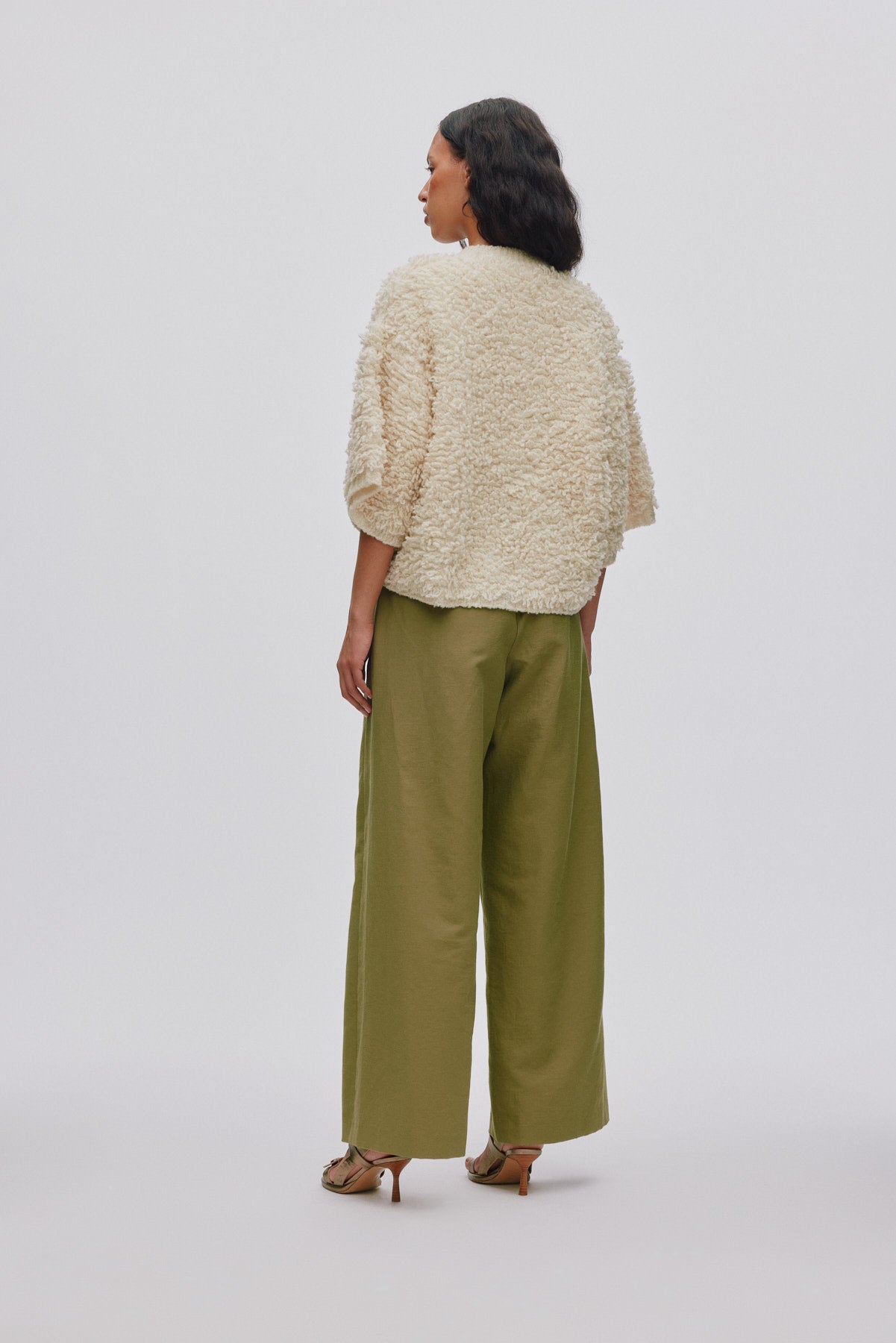 Everdeen - Soft tailoring relaxed pants I Pale Khaki