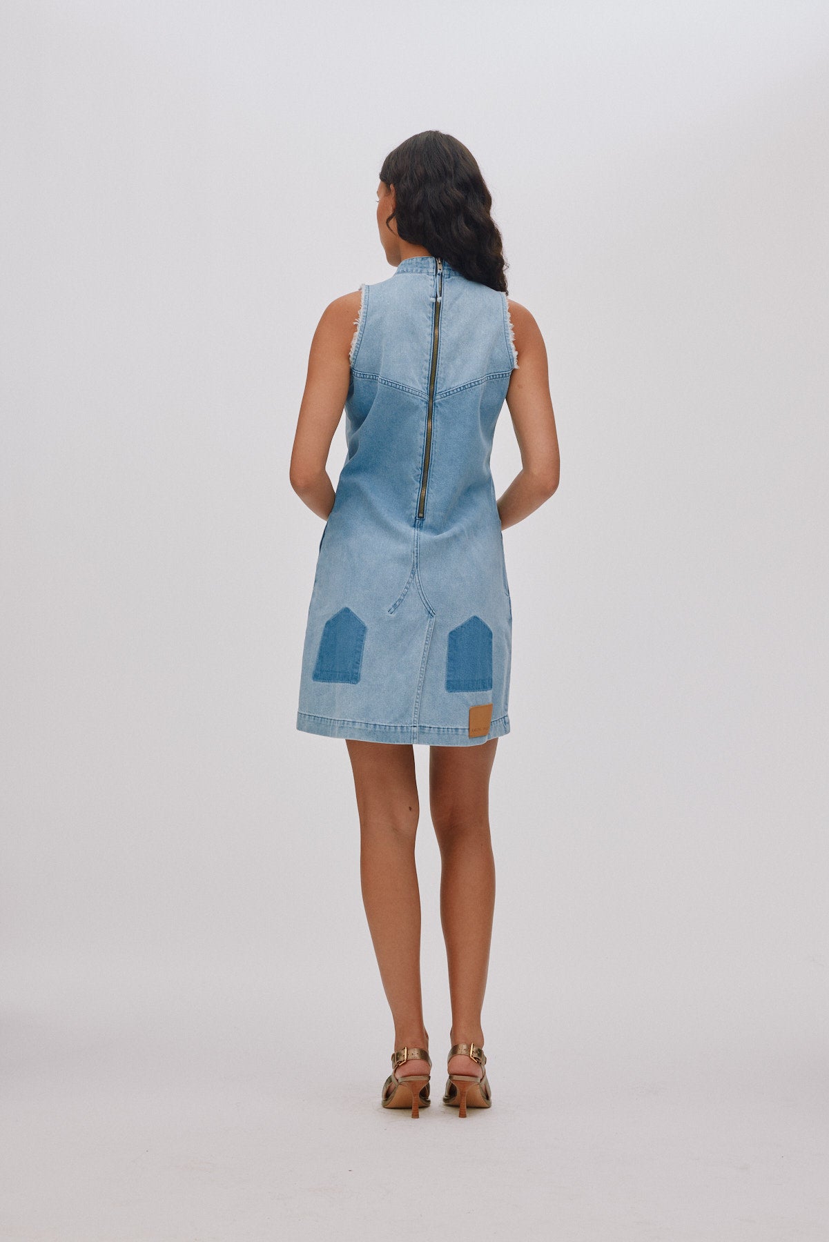 Fee - Light denim dress I Light washed denim