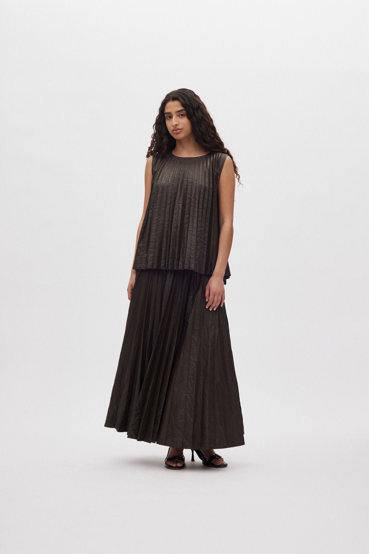 Sinem - Pleats top I French toast