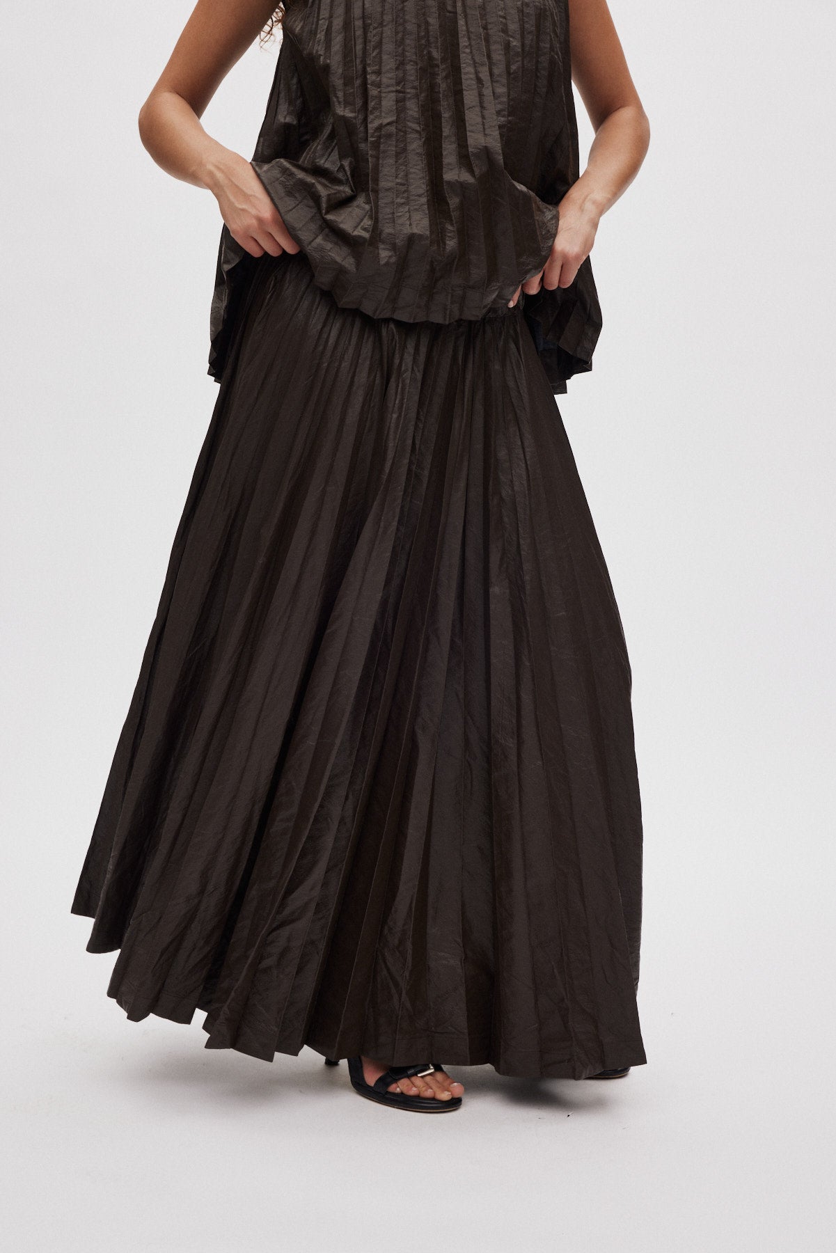 Simonia - Pleats skirt I French toast
