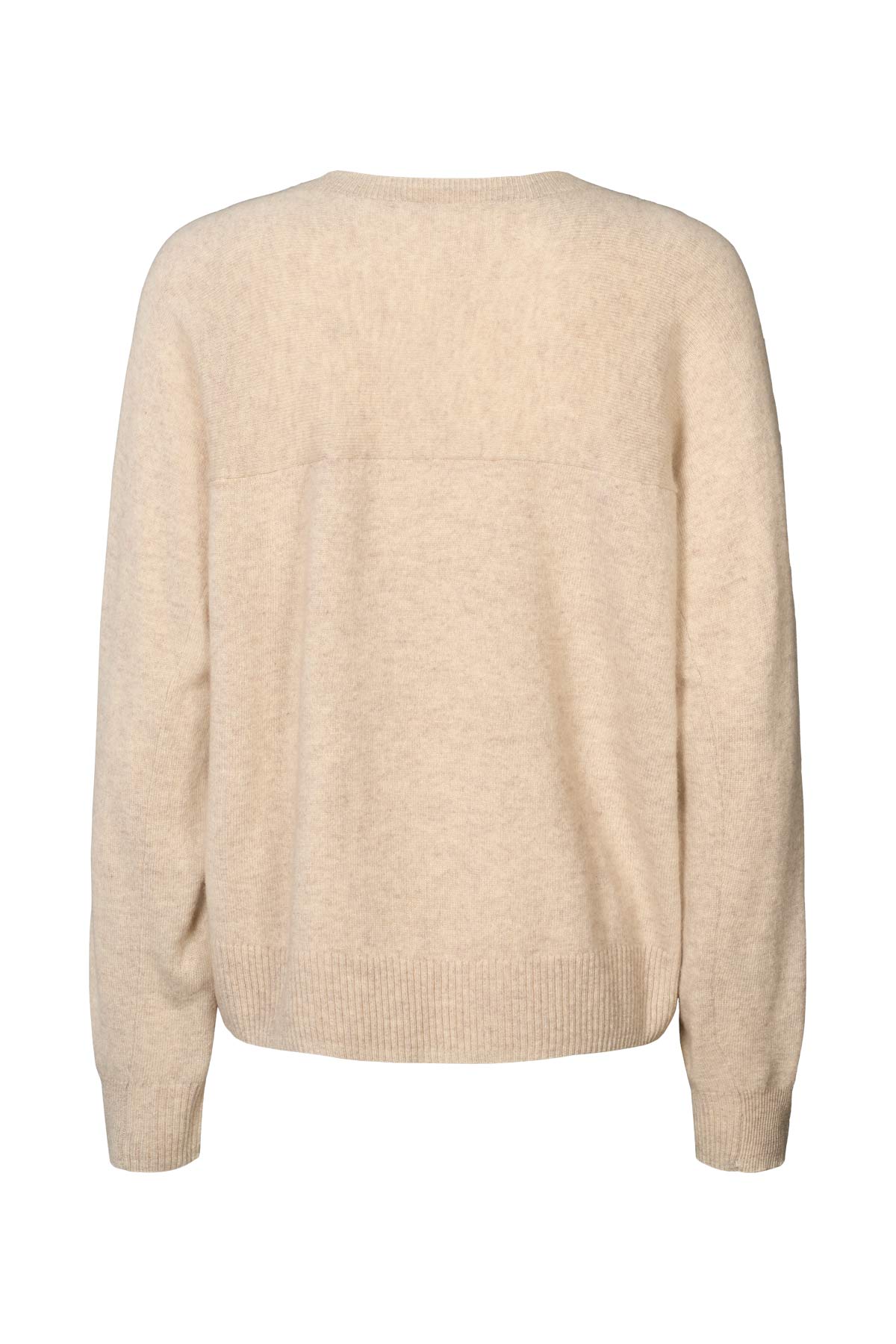 Dalani - Woolcash boxy sweater I Oatmeal melange