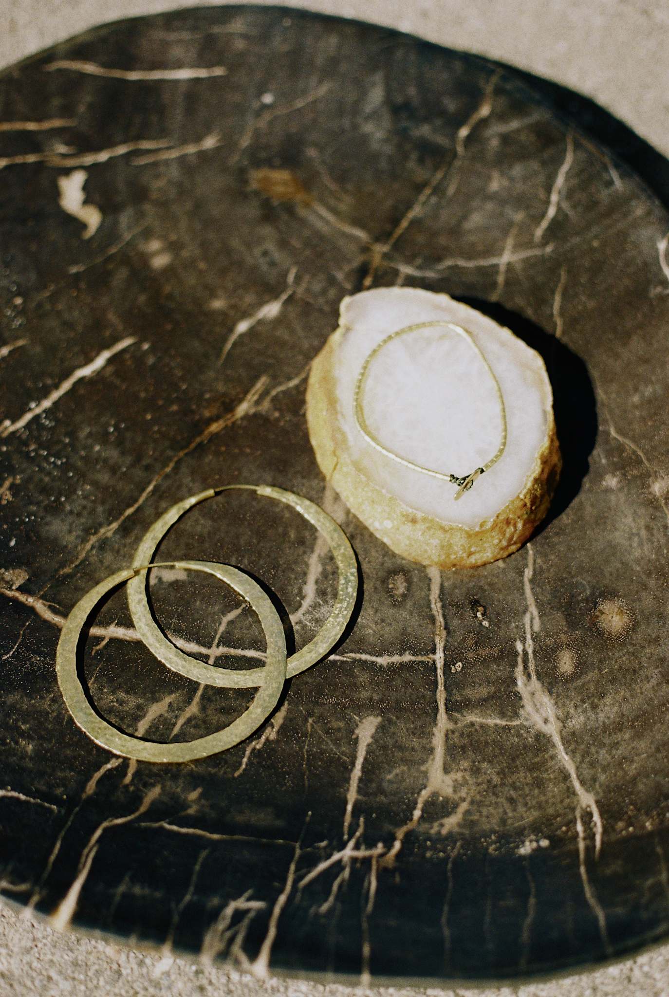 Nafsu - Tube bead bracelet I Gold plated