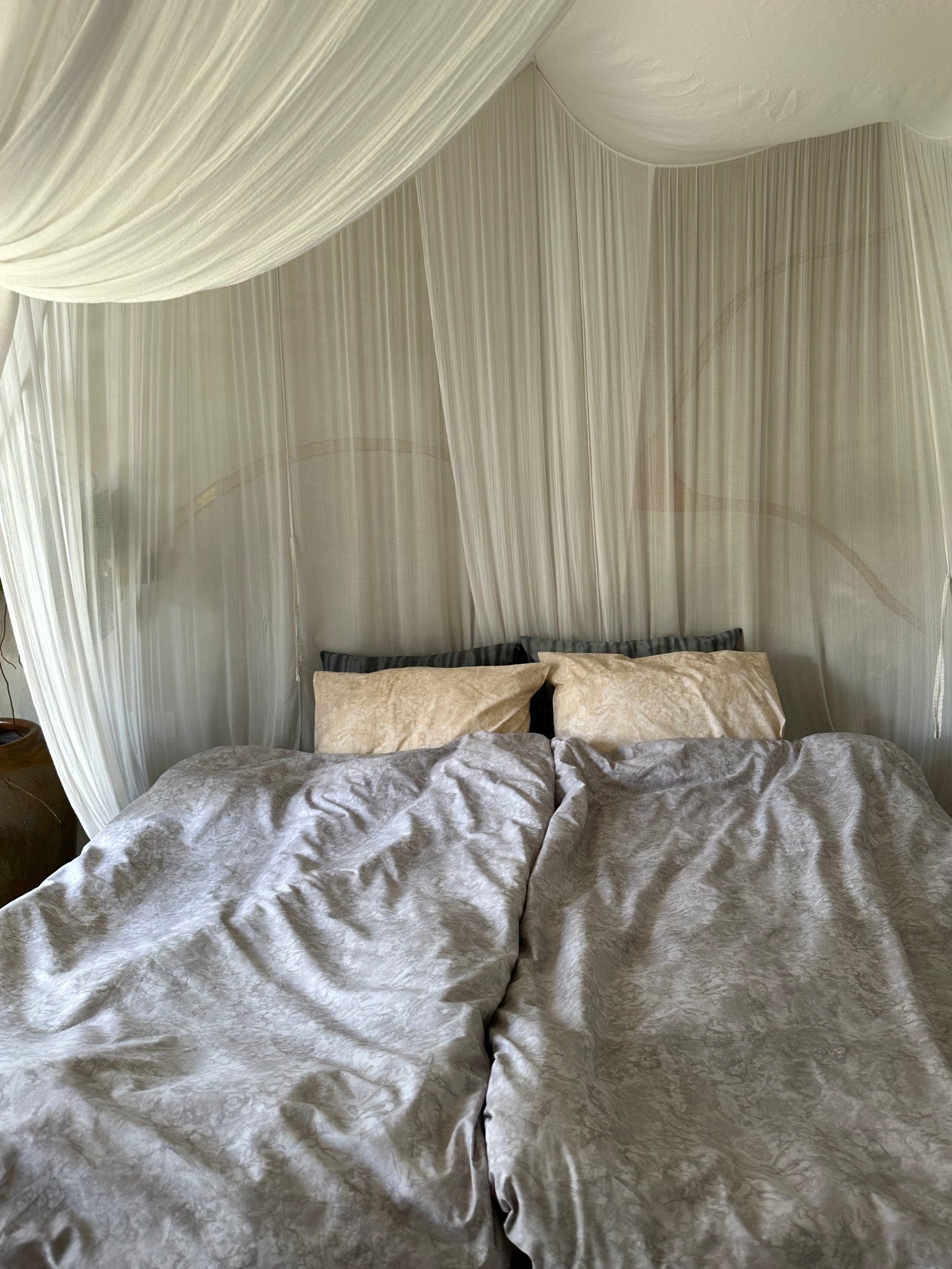 Marbled pillow sham - Pillow sham 50x70 cm I Sage