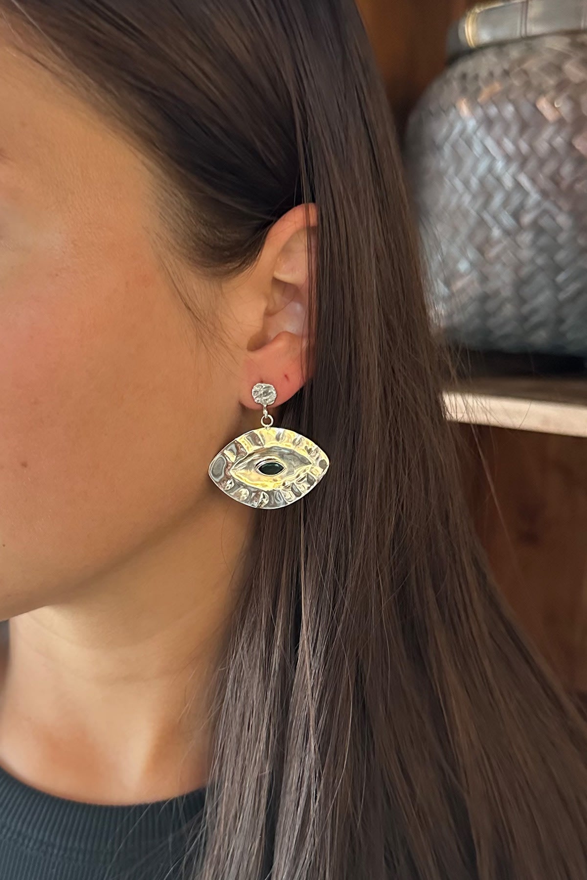 Giant Eye Earring - Nafsu I Silver