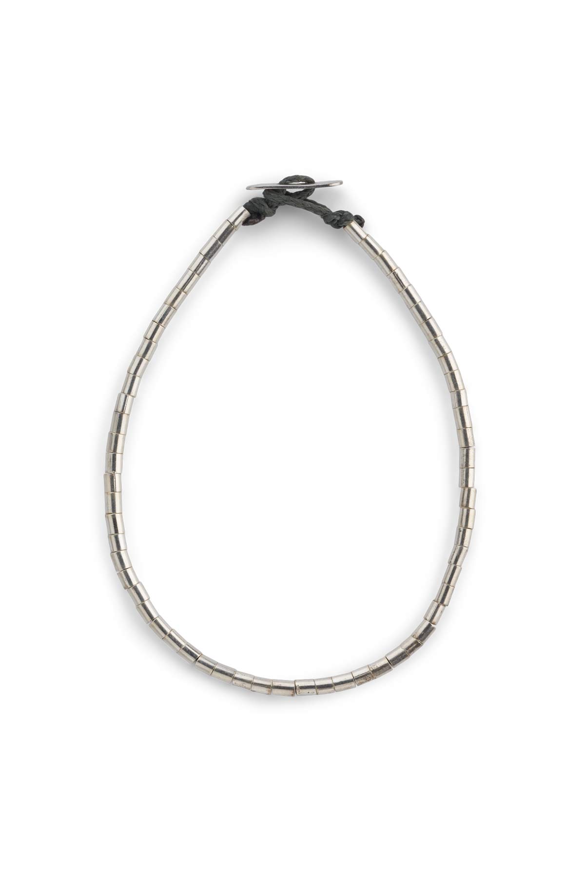 Nafsu - Tube bead bracelet I Silver