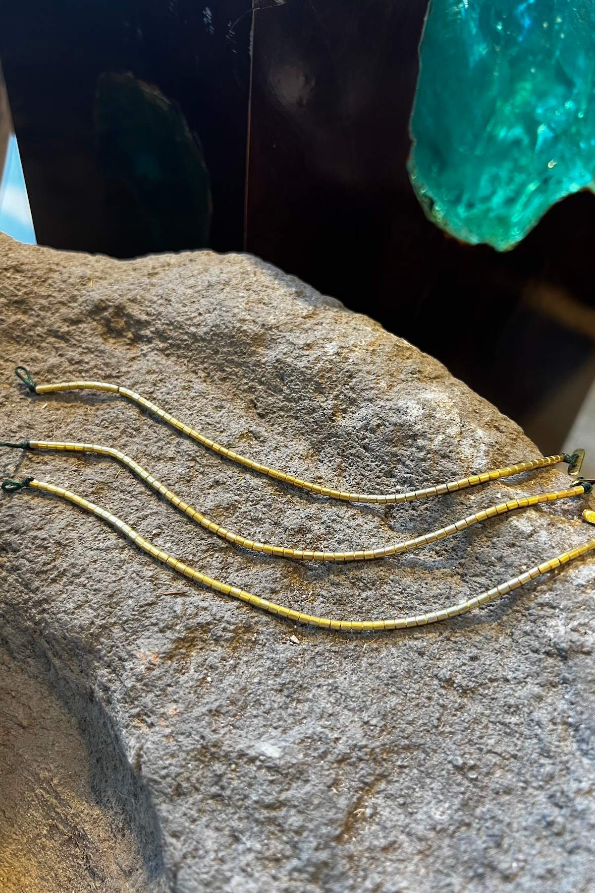 Tube Bead Anklet - Nafsu I Gold