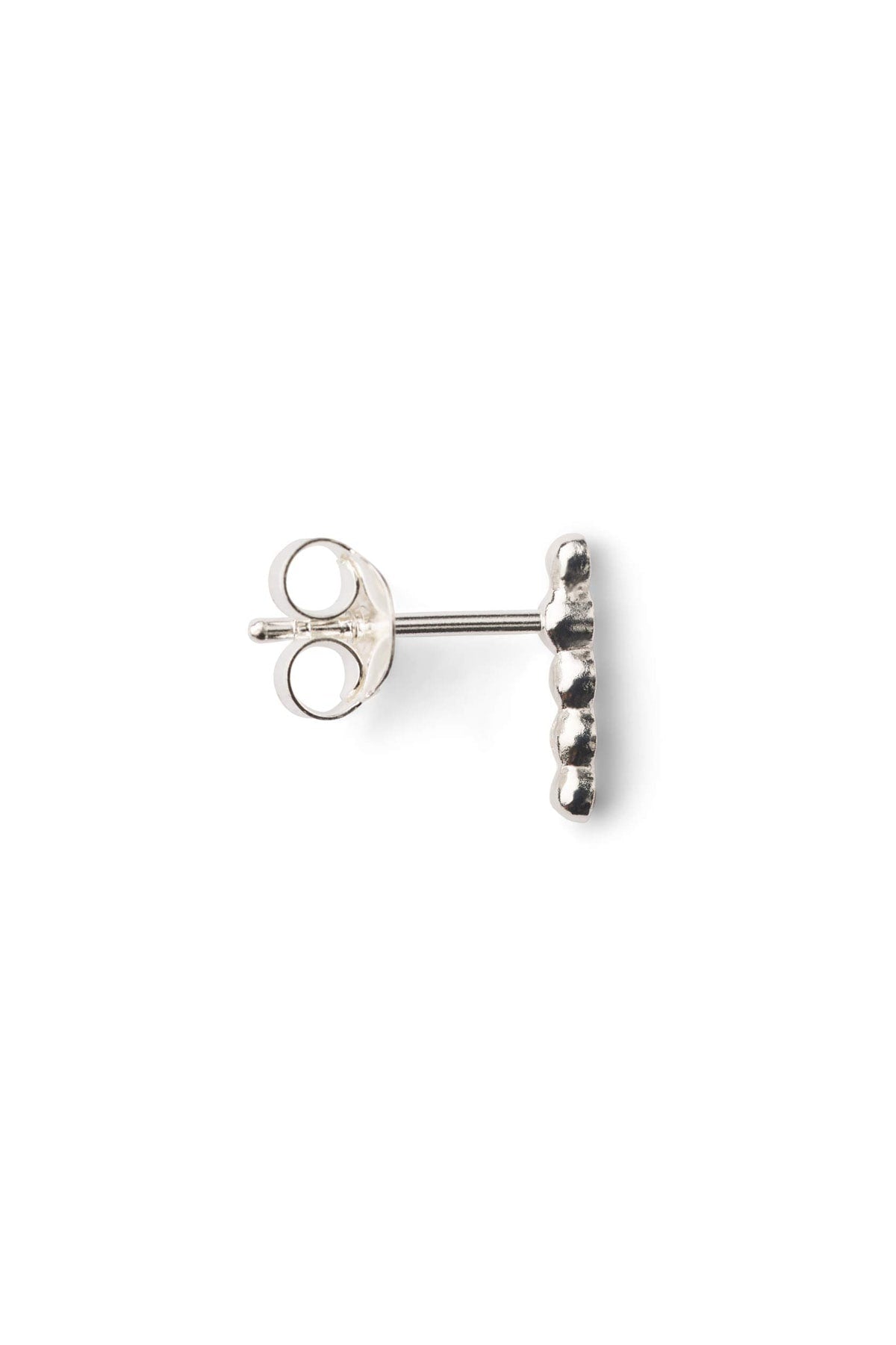 Diamond ear stud - Rabens Momento I Silver w/ Champagne diamond