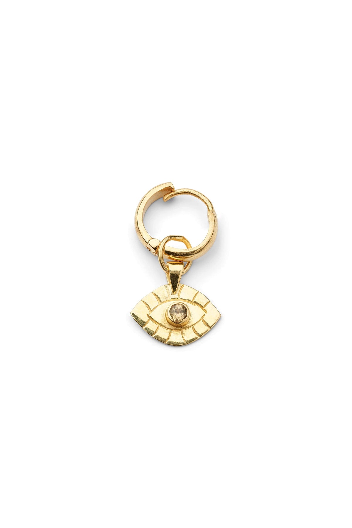 Nafsu - Eye hoop I White stone