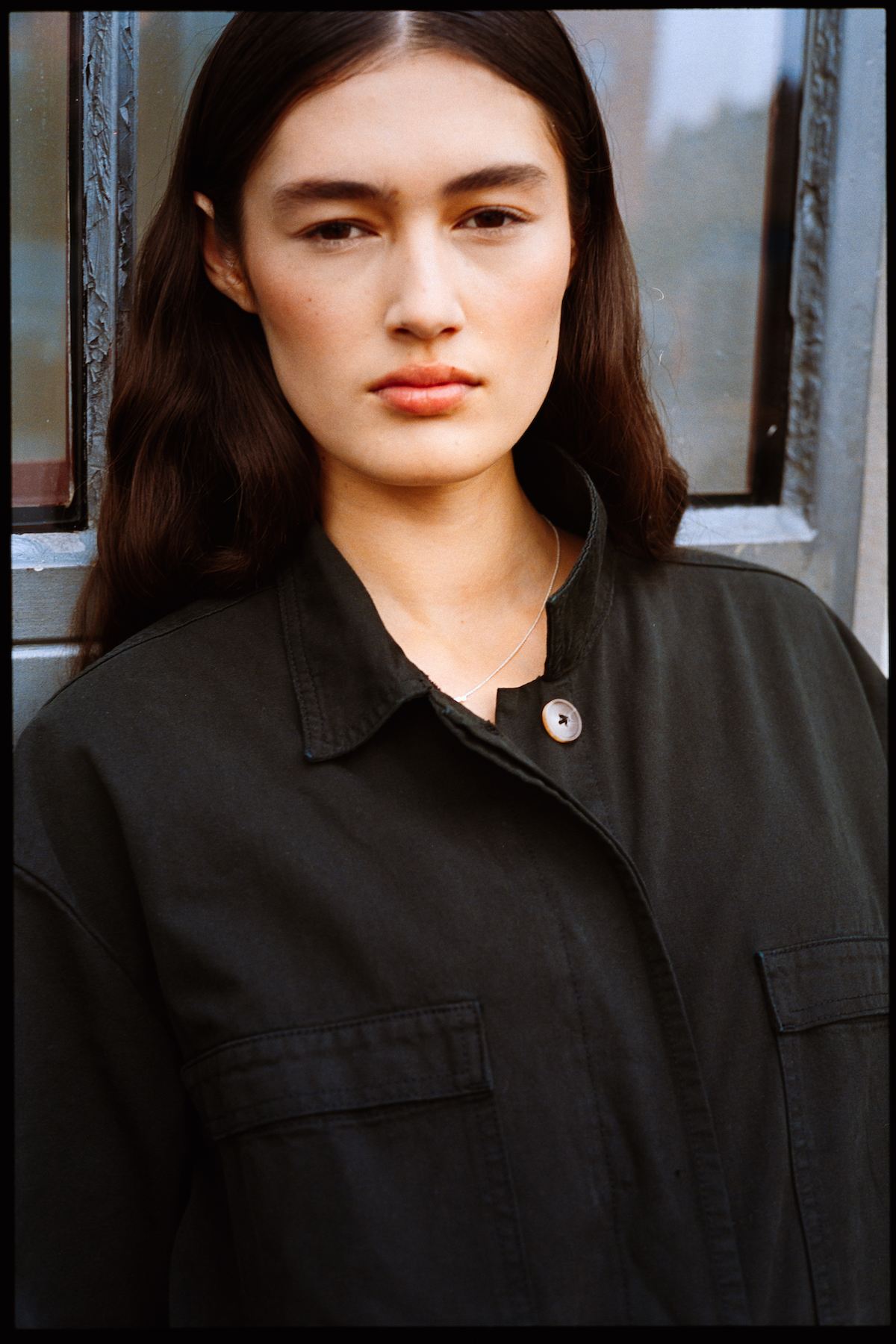 Jozette - Canvas light jumpsuit I Faded black