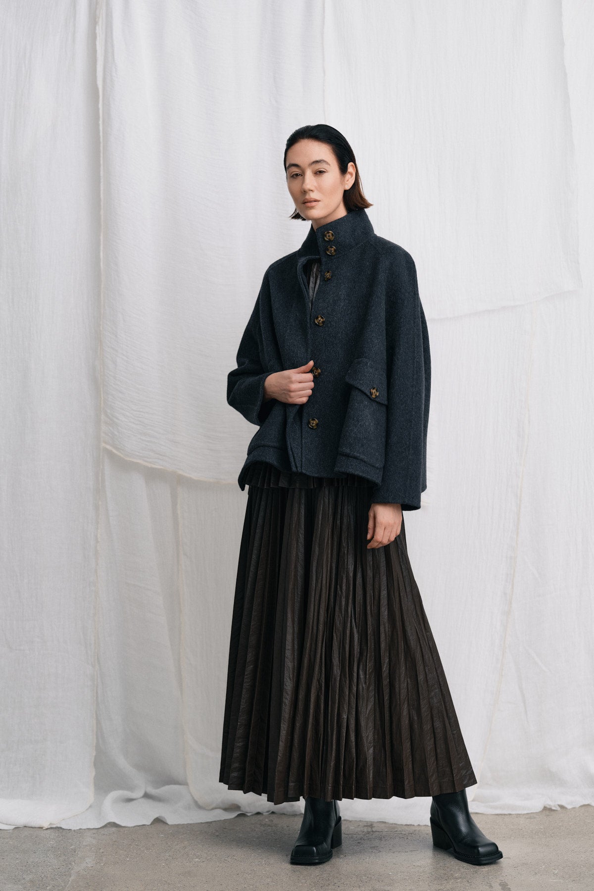 Simonia - Pleats skirt I French toast