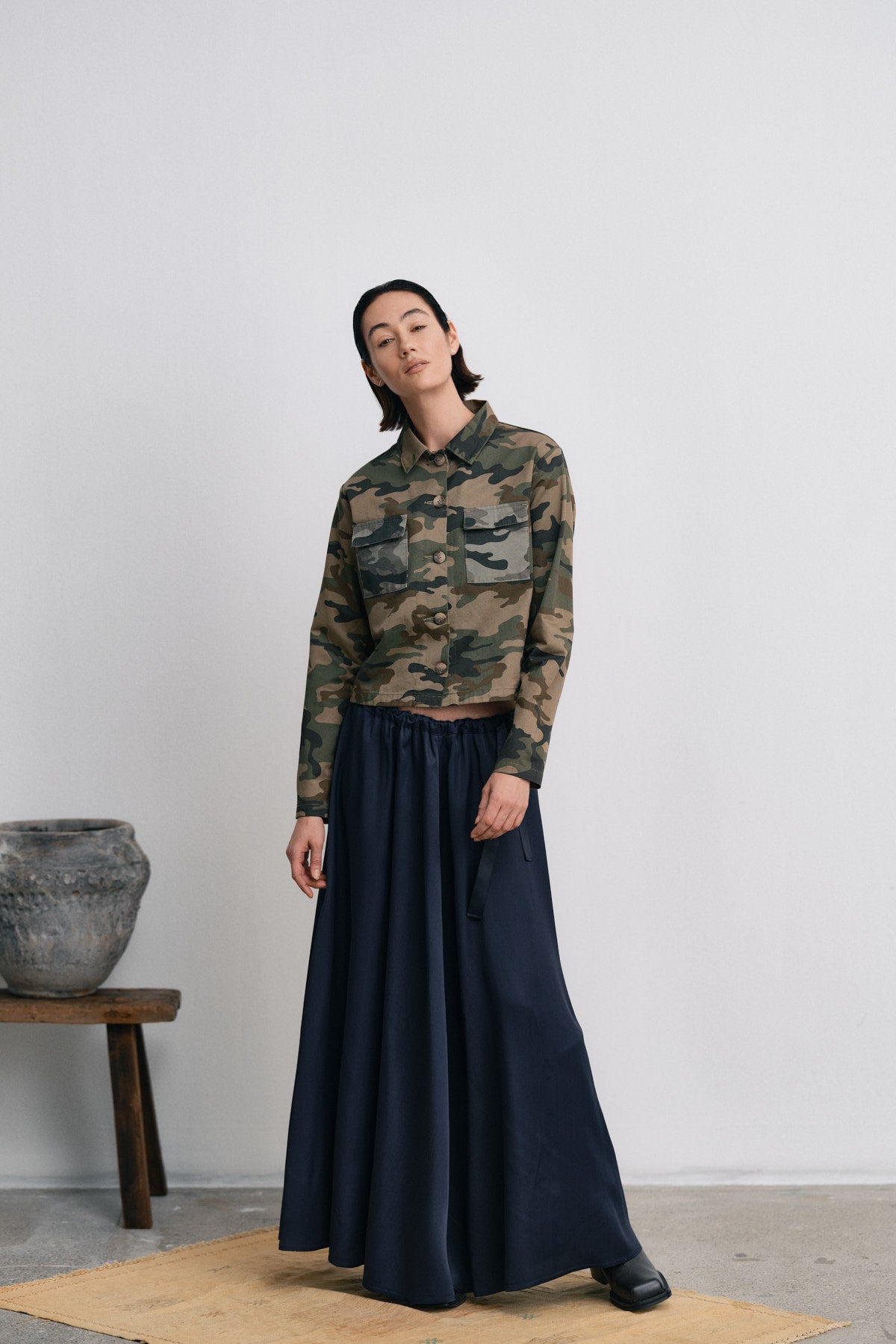 Aleksandra - Camo patchwork jacket I Camo combo