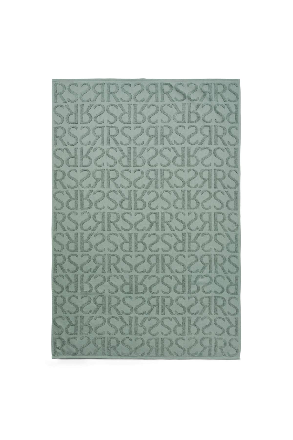 Monogram bath towel - Bath towel 100x150 cm I Sage