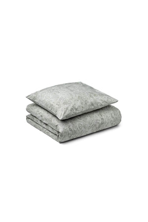 Marbled duvet cover - Duvet cover 140x200 cm I Sage