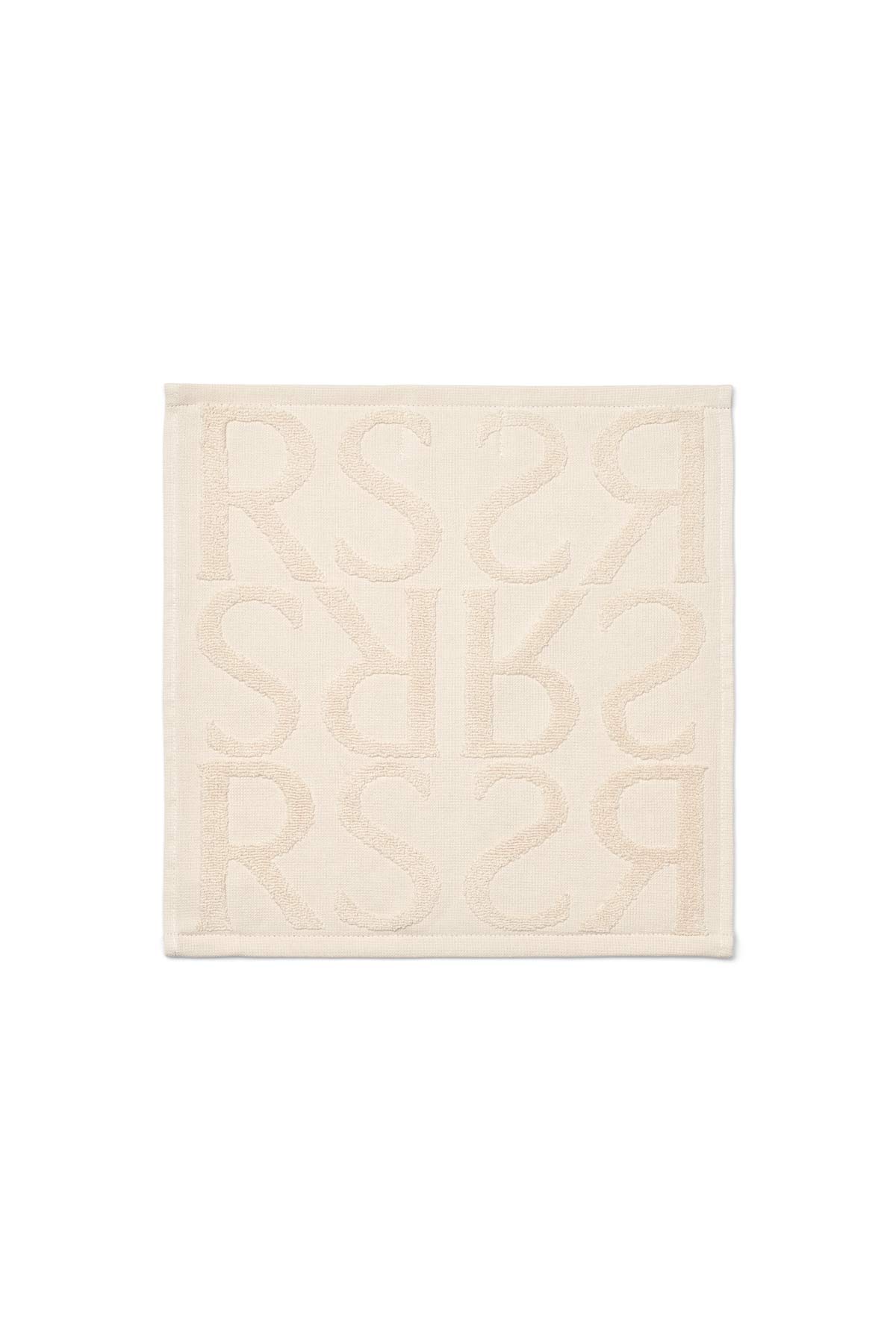Monogram wash cloth - Wash cloth 30x30 cm I Ivory