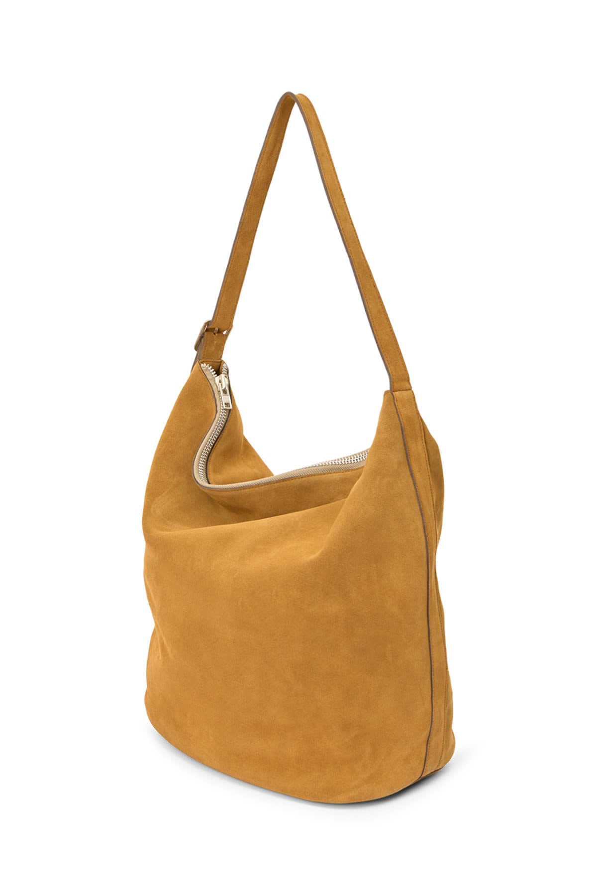 Shamika - Heavy suede shoulder bag I Whiskey