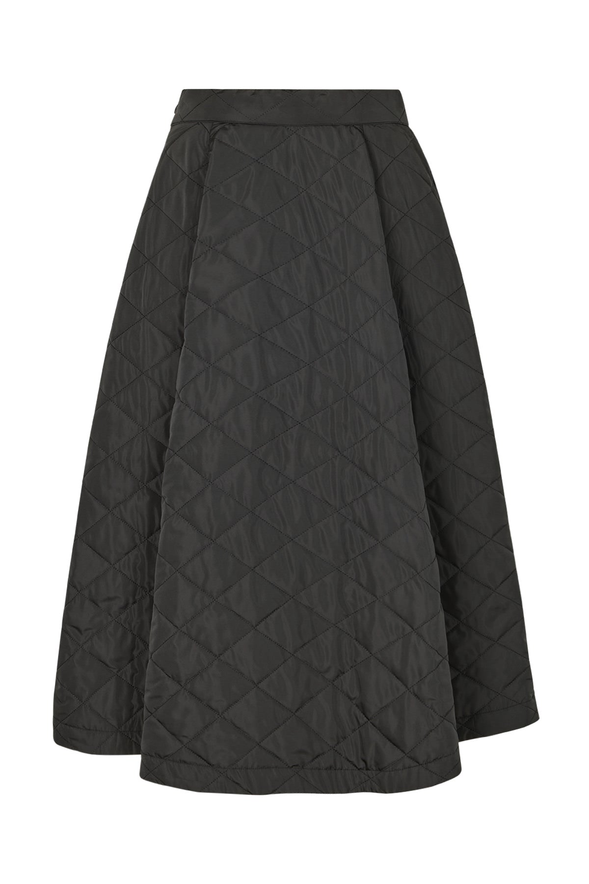 Bisharo - Tech quilt full skirt I Black