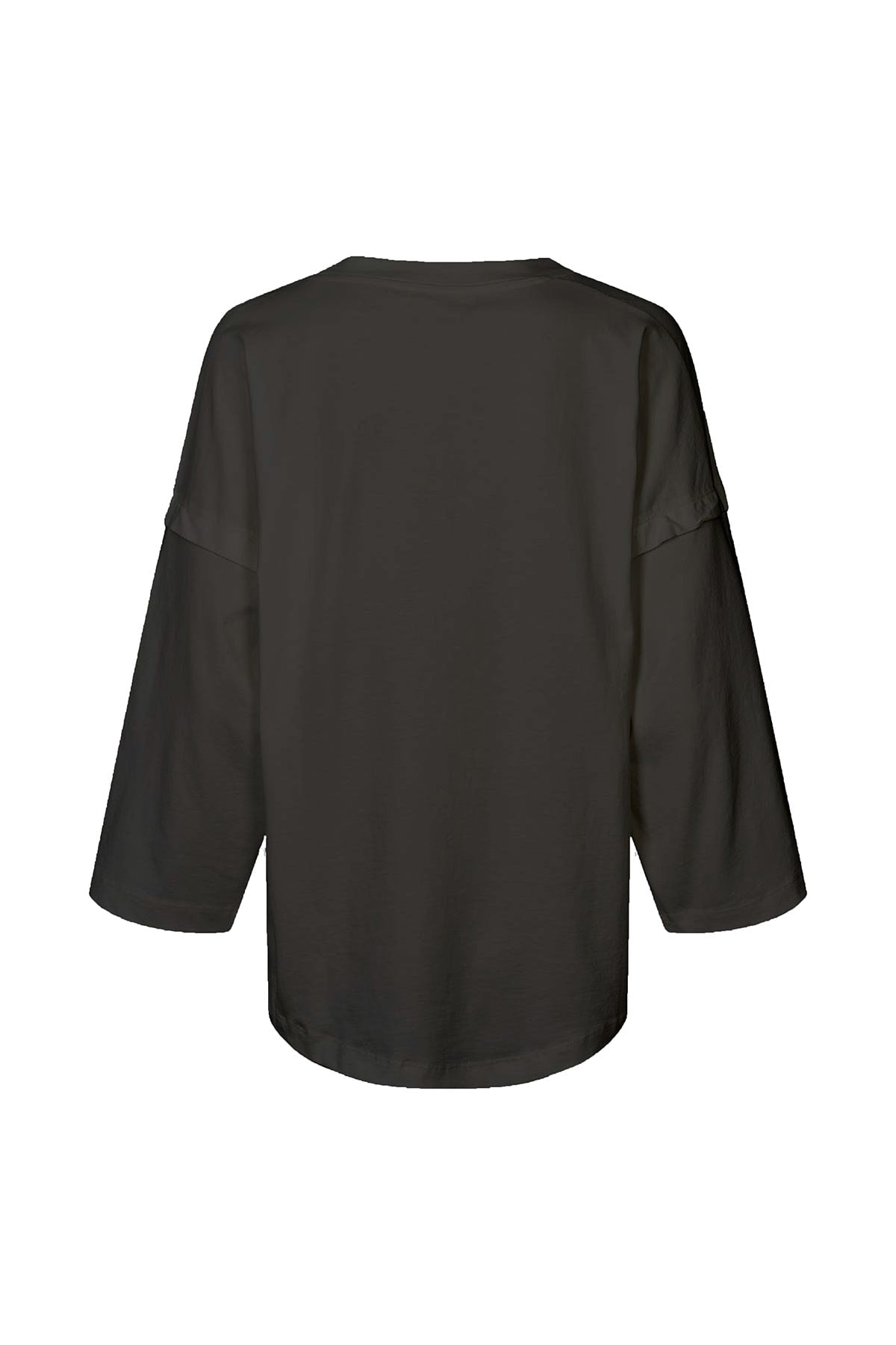 Laurah - FOT jersey 3/4 sleeve top I Faded black