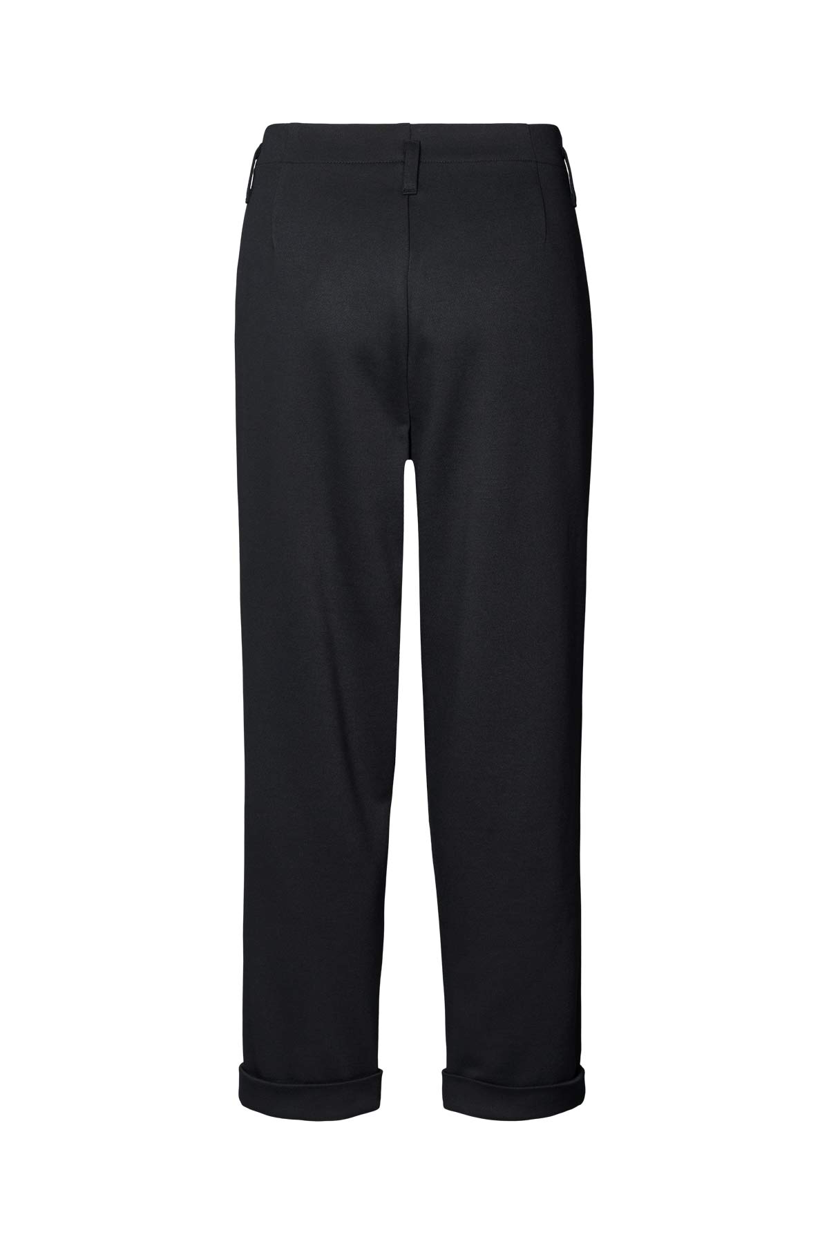 Raina - Tailored pleat pants I Black navy combo