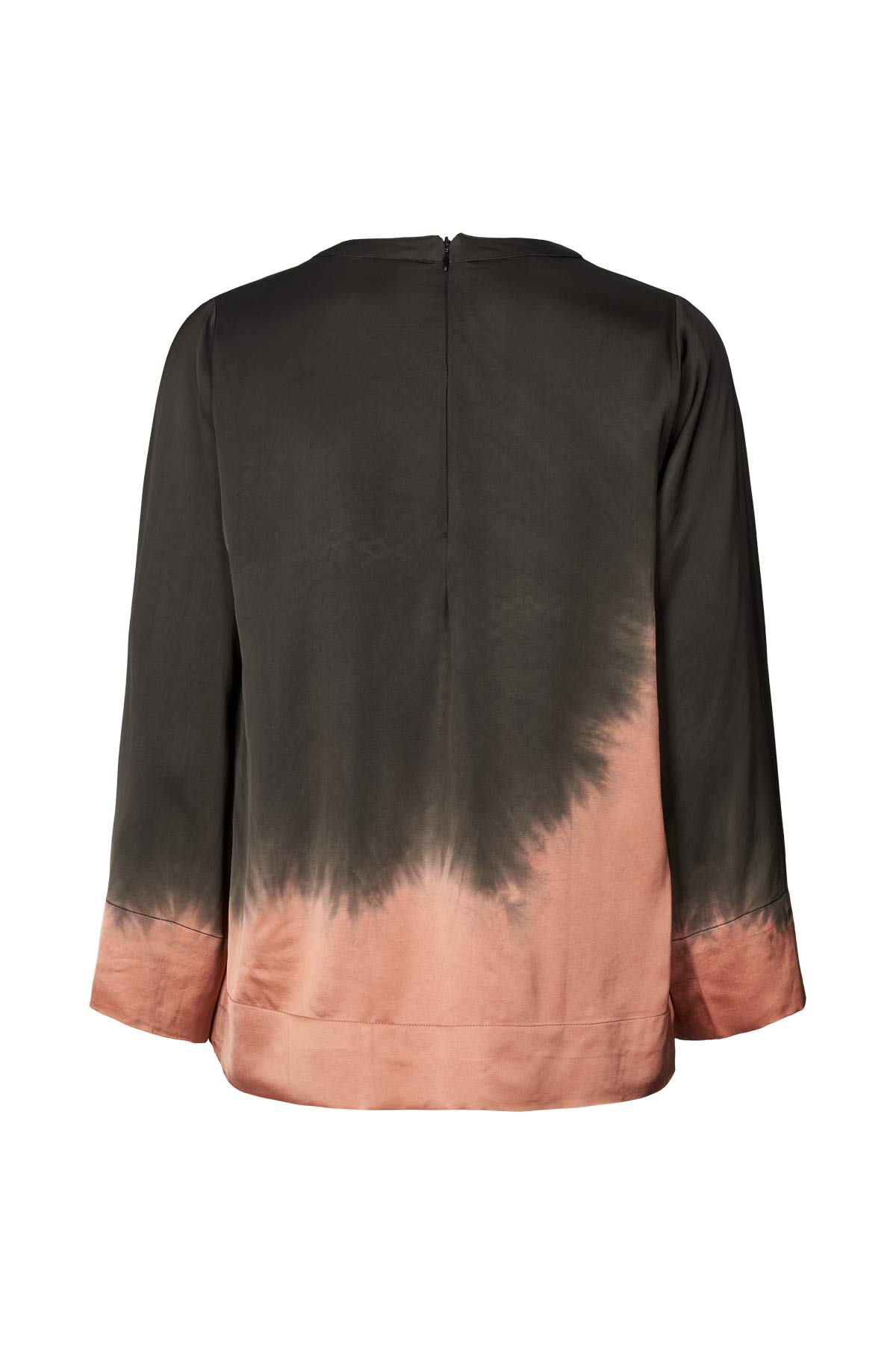 Herta - Coastal 3/4 sleeve top I Black peachy combo