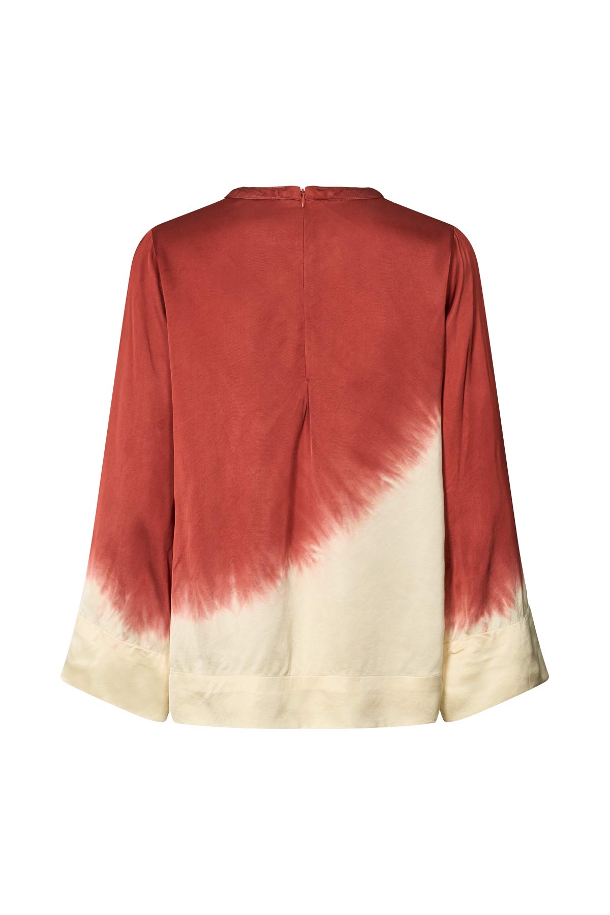 Herta - Coastal 3/4 sleeve top I Burgundy chalk combo