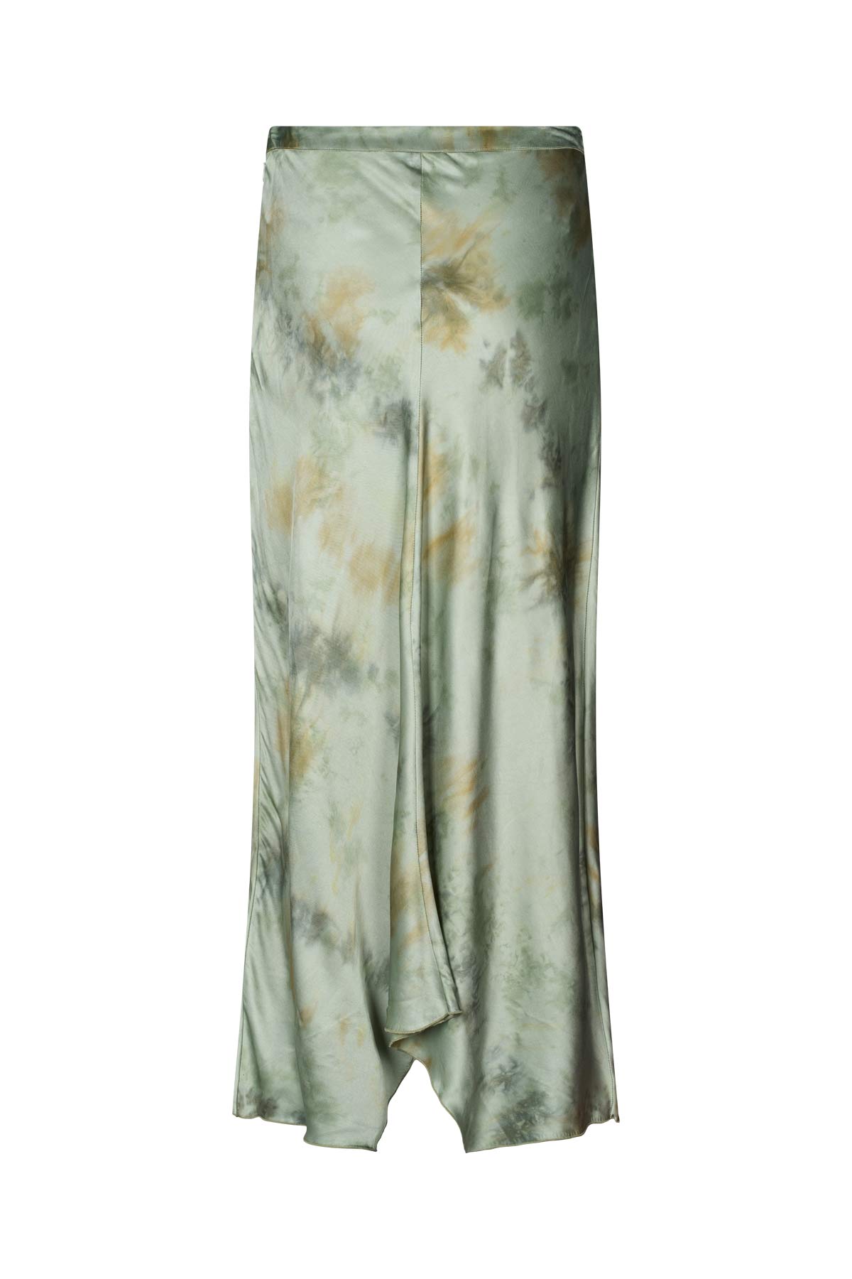 Fulla - Mixture bias tail skirt I Seaweed combo