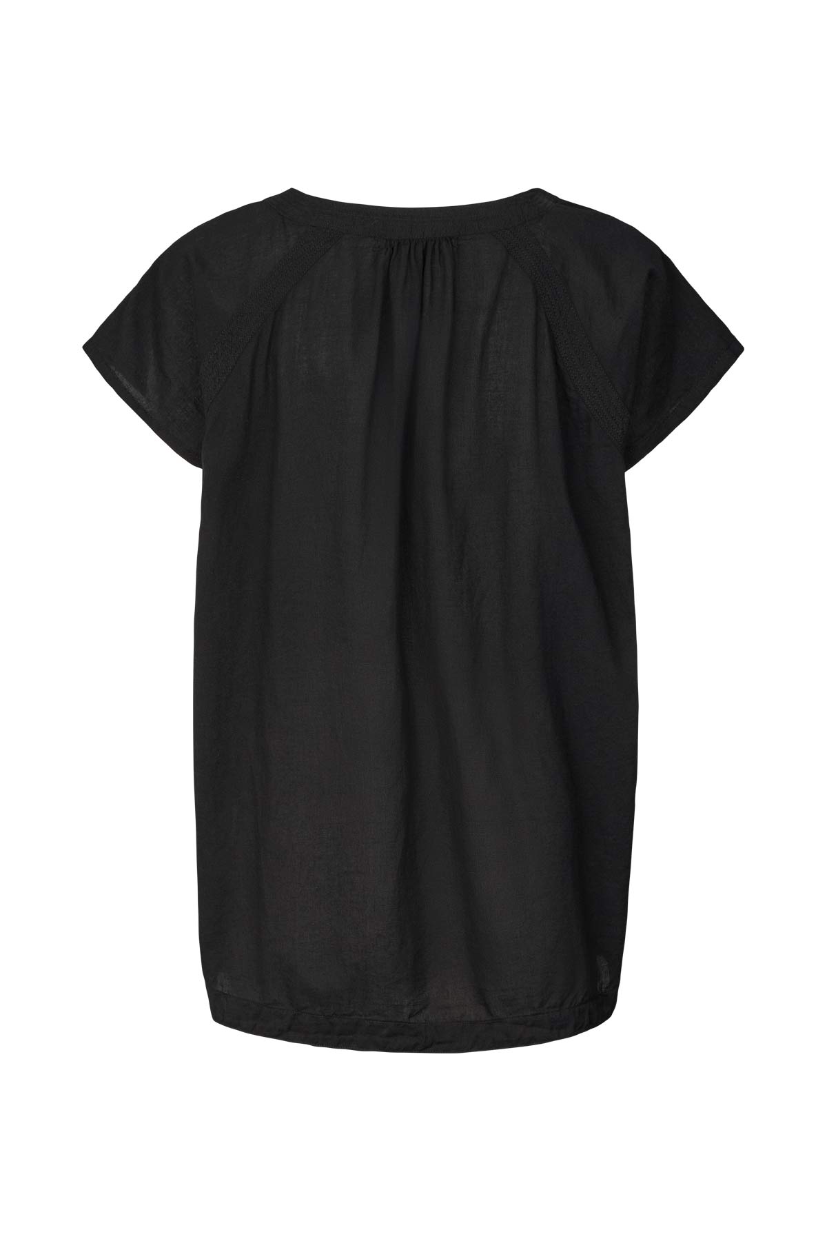 Dipsy - Cotton V-neck top I Black