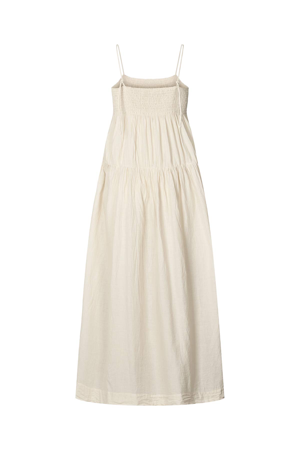 Dodo - Cotton smock tier dress I Sandstone