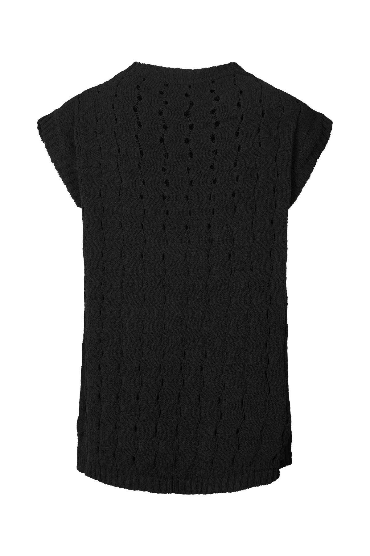 Benny - Trail knit vest I Black