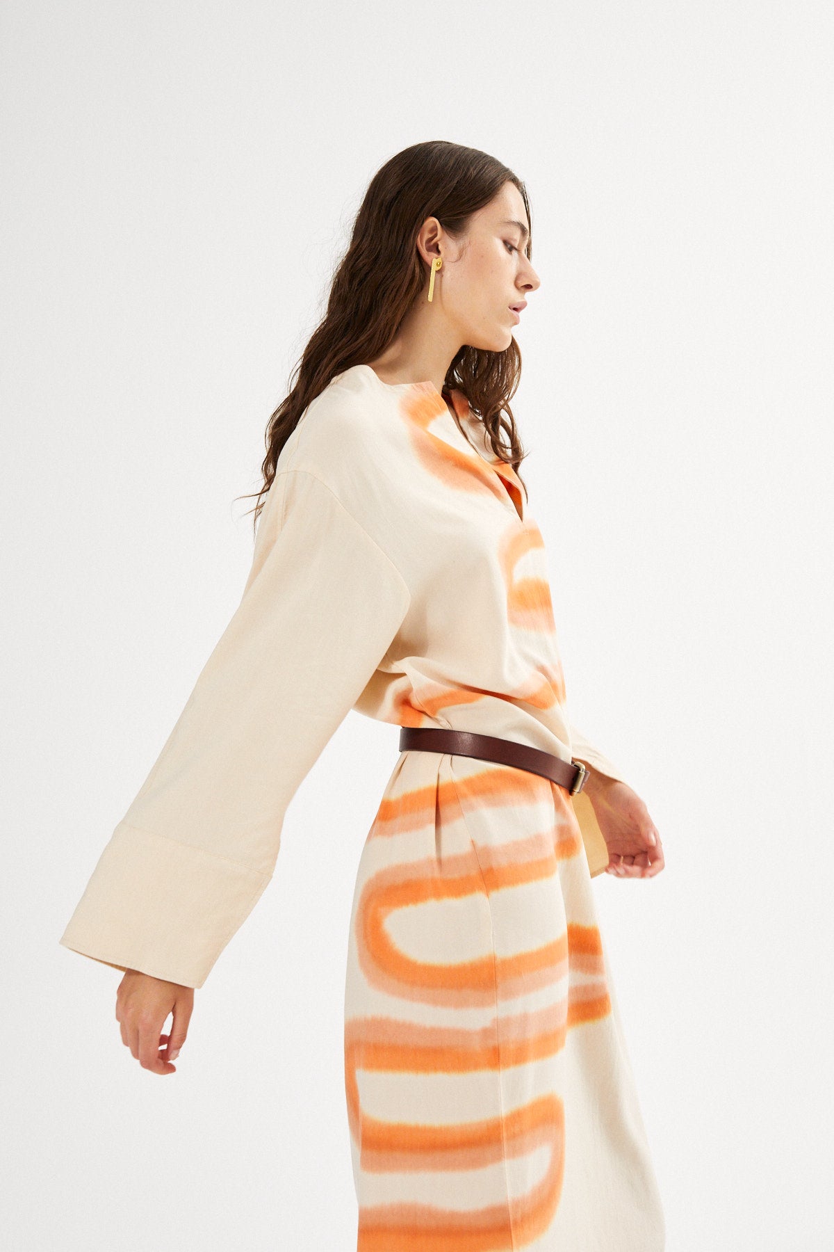 Karimalou - Fluid kaftan I Mandarin combo