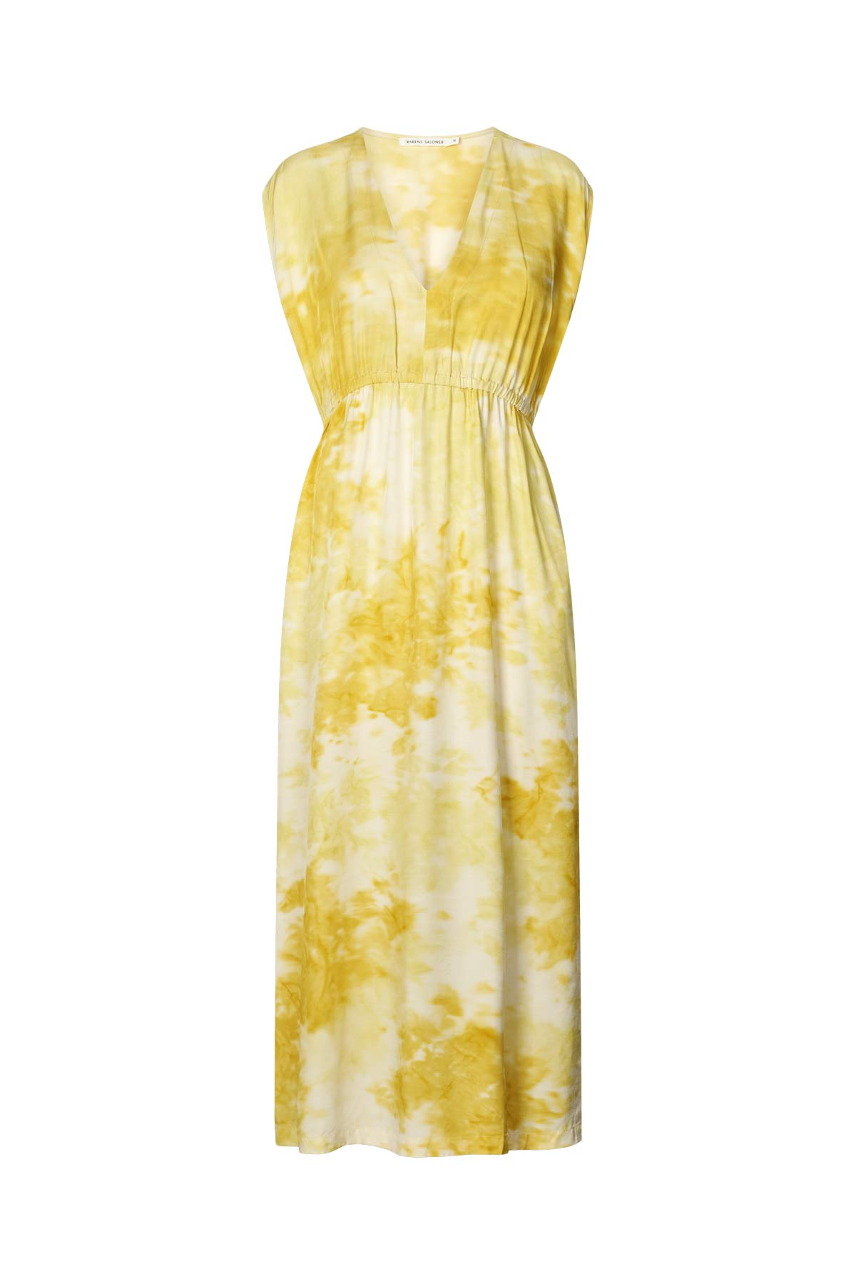 Indi - Fusion elastic waist dress I Lemon combo