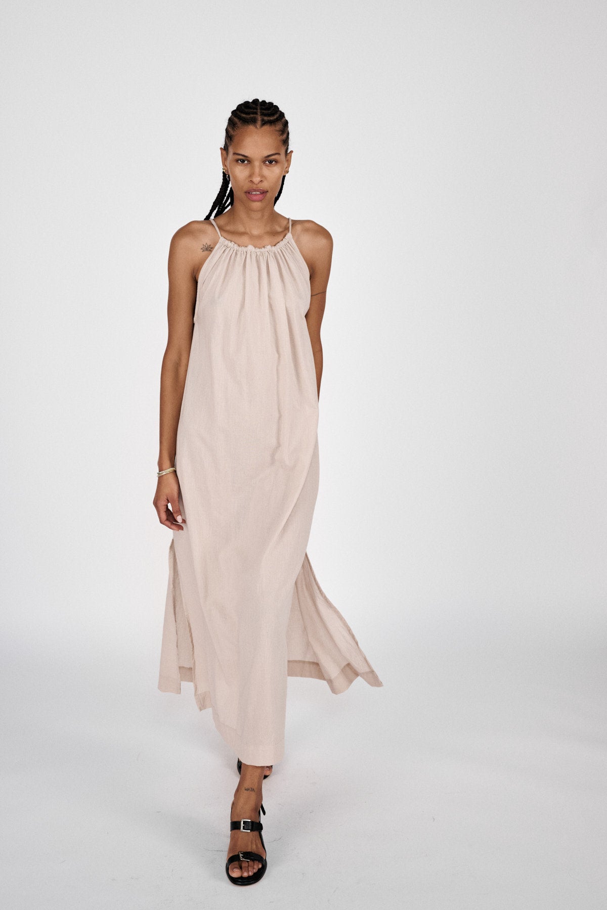 Hope - Cotton halter dress I Tea