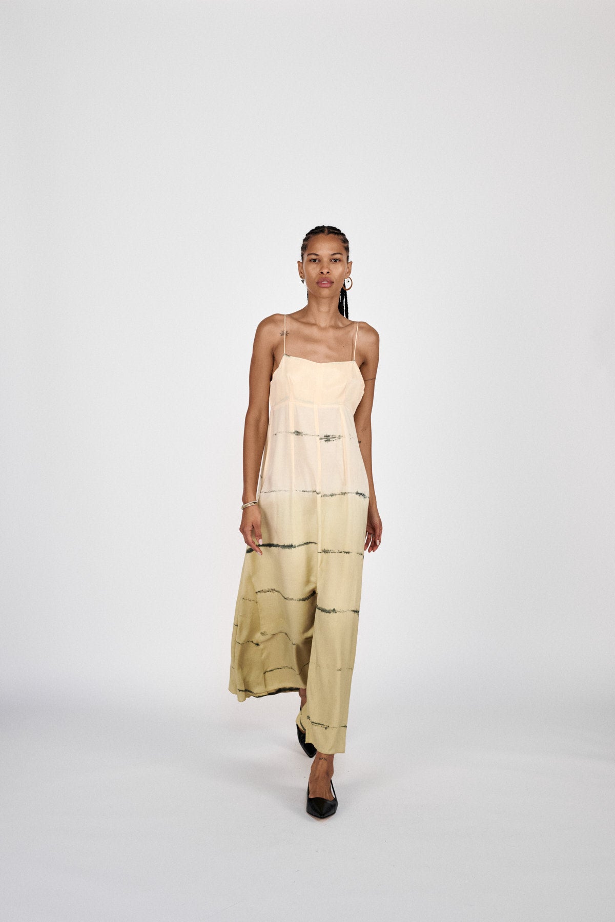 Hanny - Nuance string dress I Banana combo