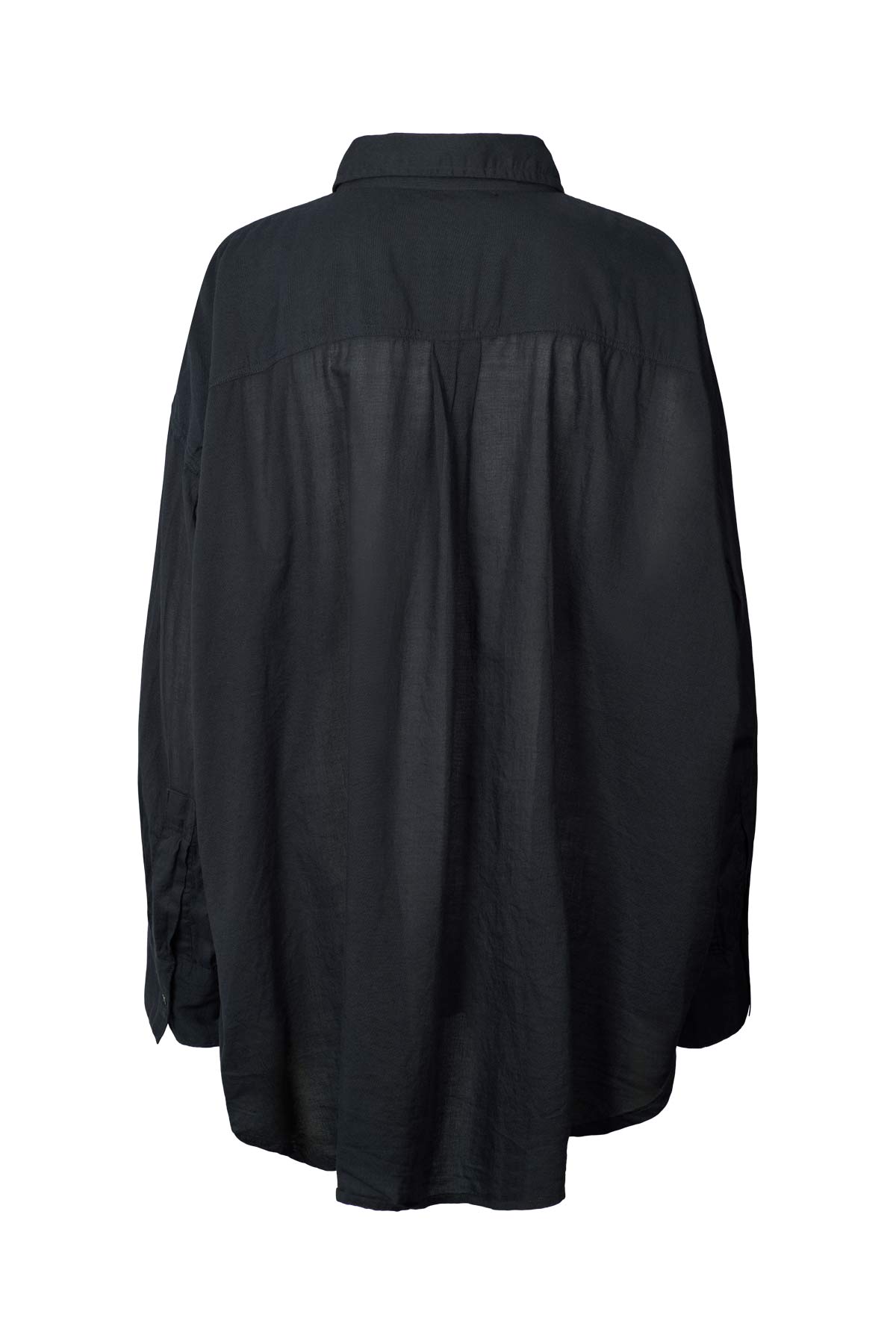 Noah - Cotton oversized shirt I Black