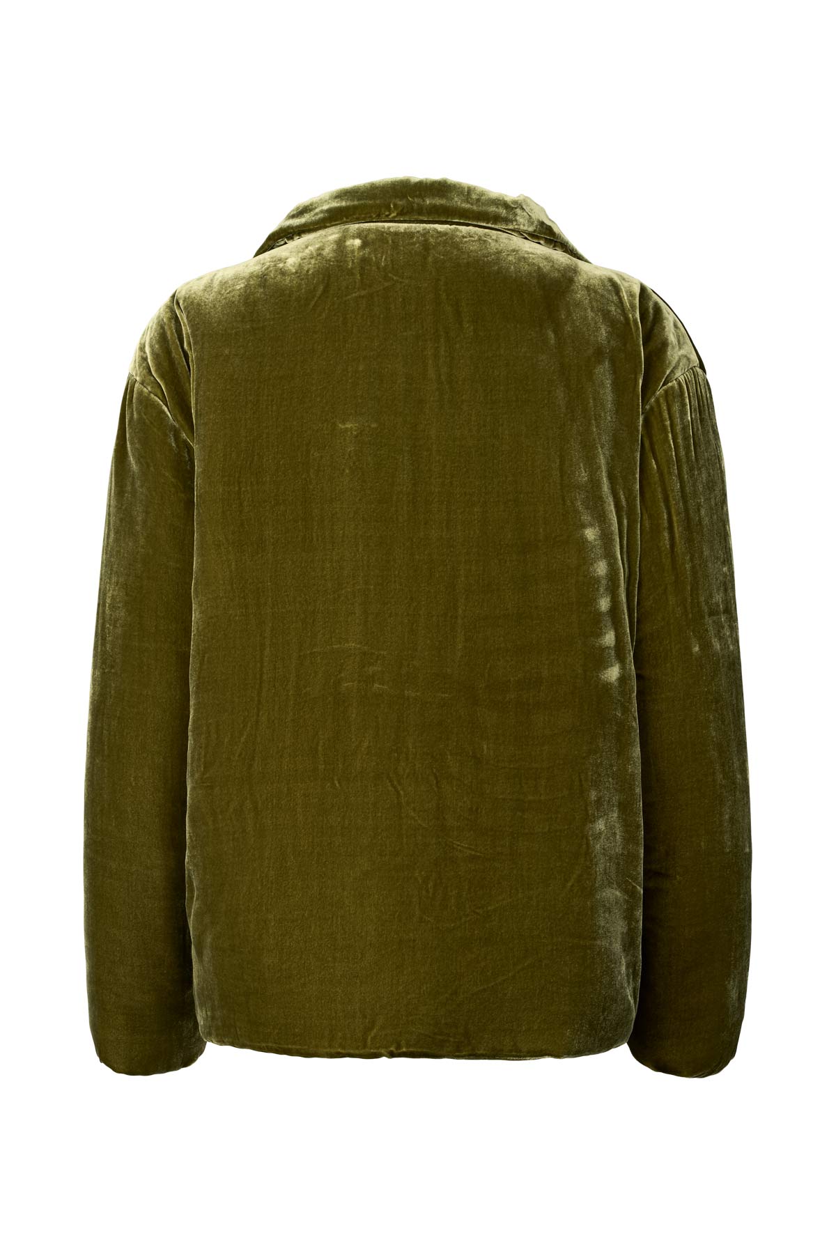 Santana - Velvet paded jacket I Olive