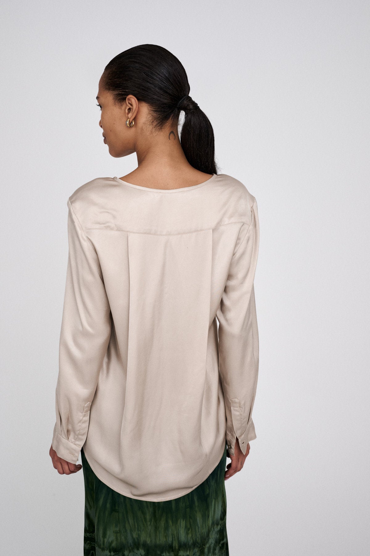 Ibi - Bloom blouse I Powder combo