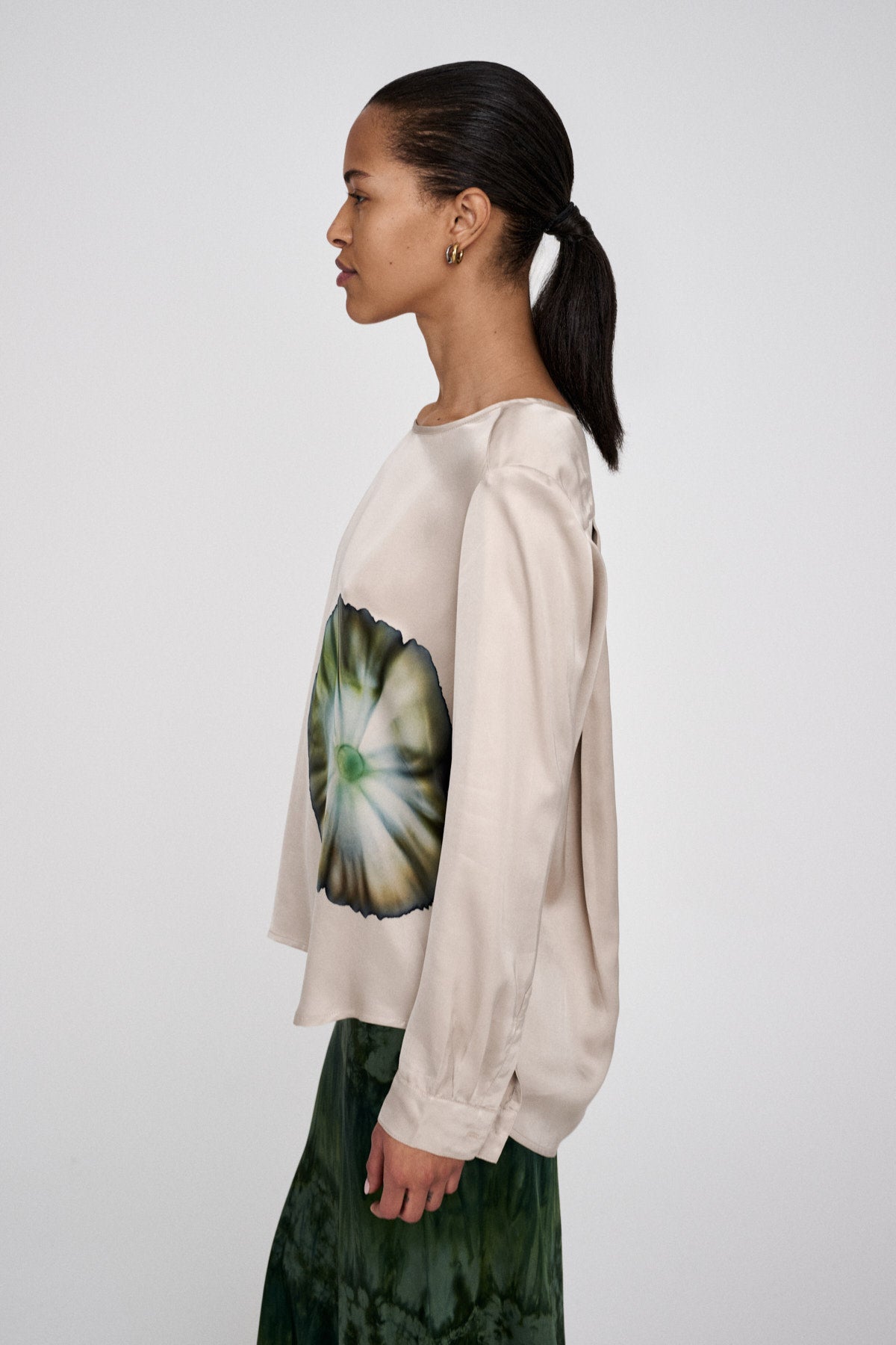 Ibi - Bloom blouse I Powder combo