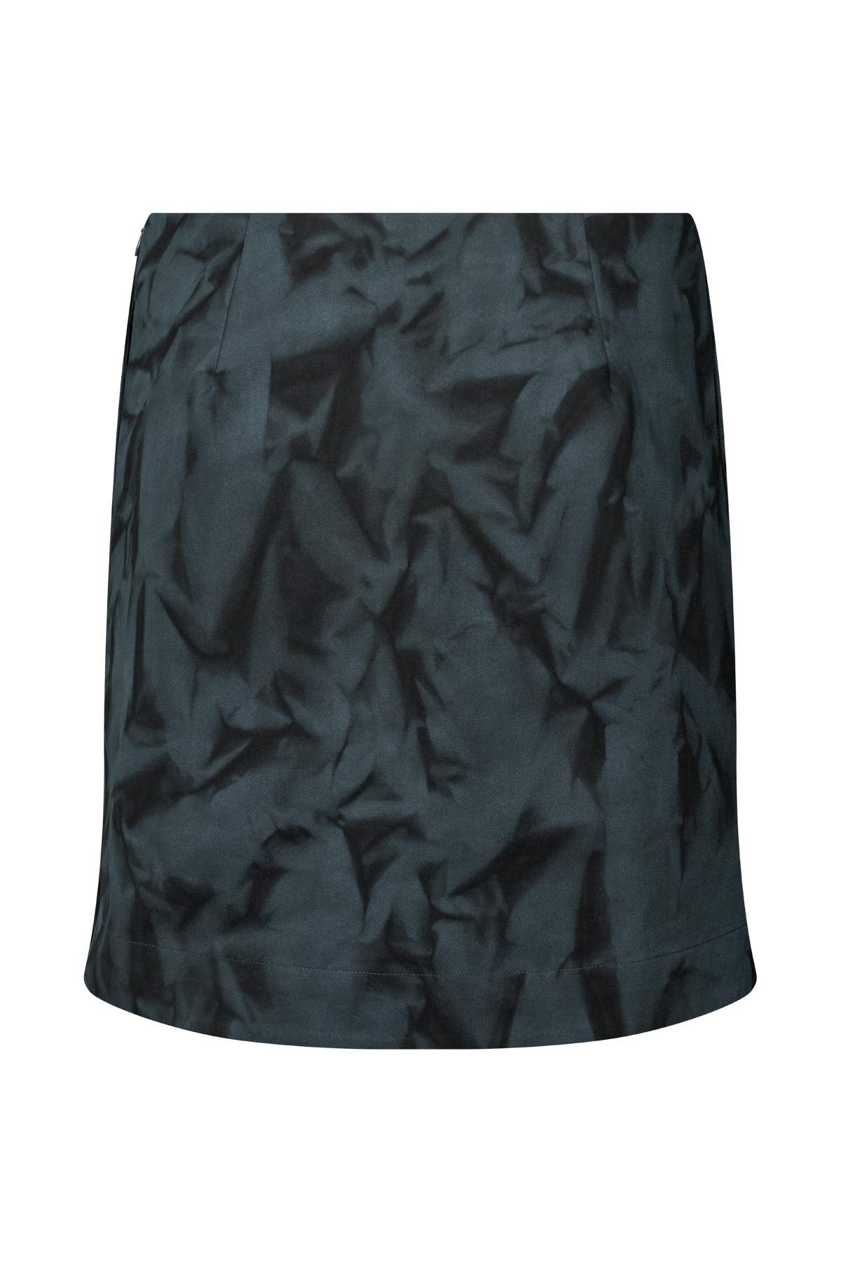 Benedichte - Crystal short canvas skirt I Midnight black combo