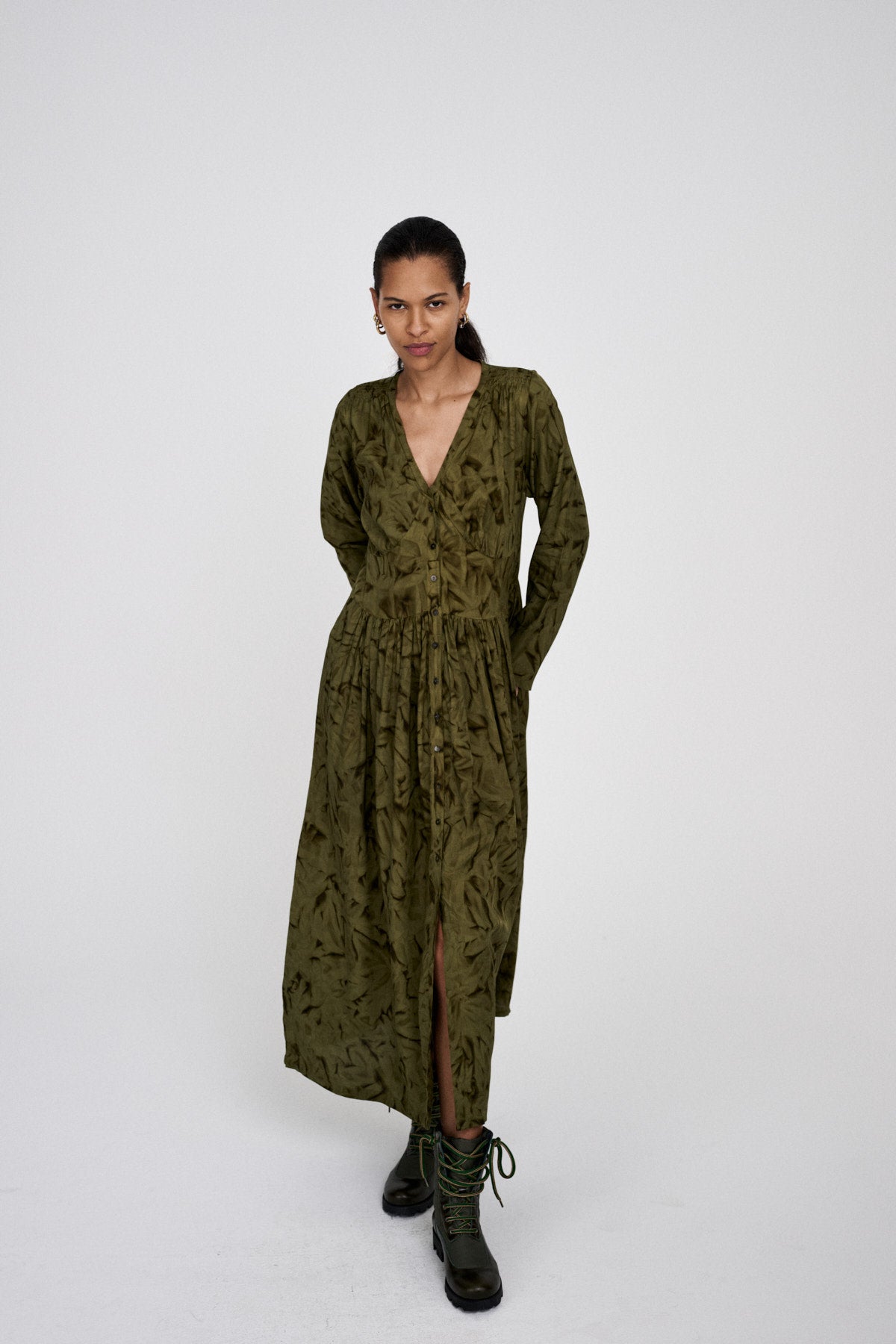 Athena - Crystal vintage dress I Midnight black combo