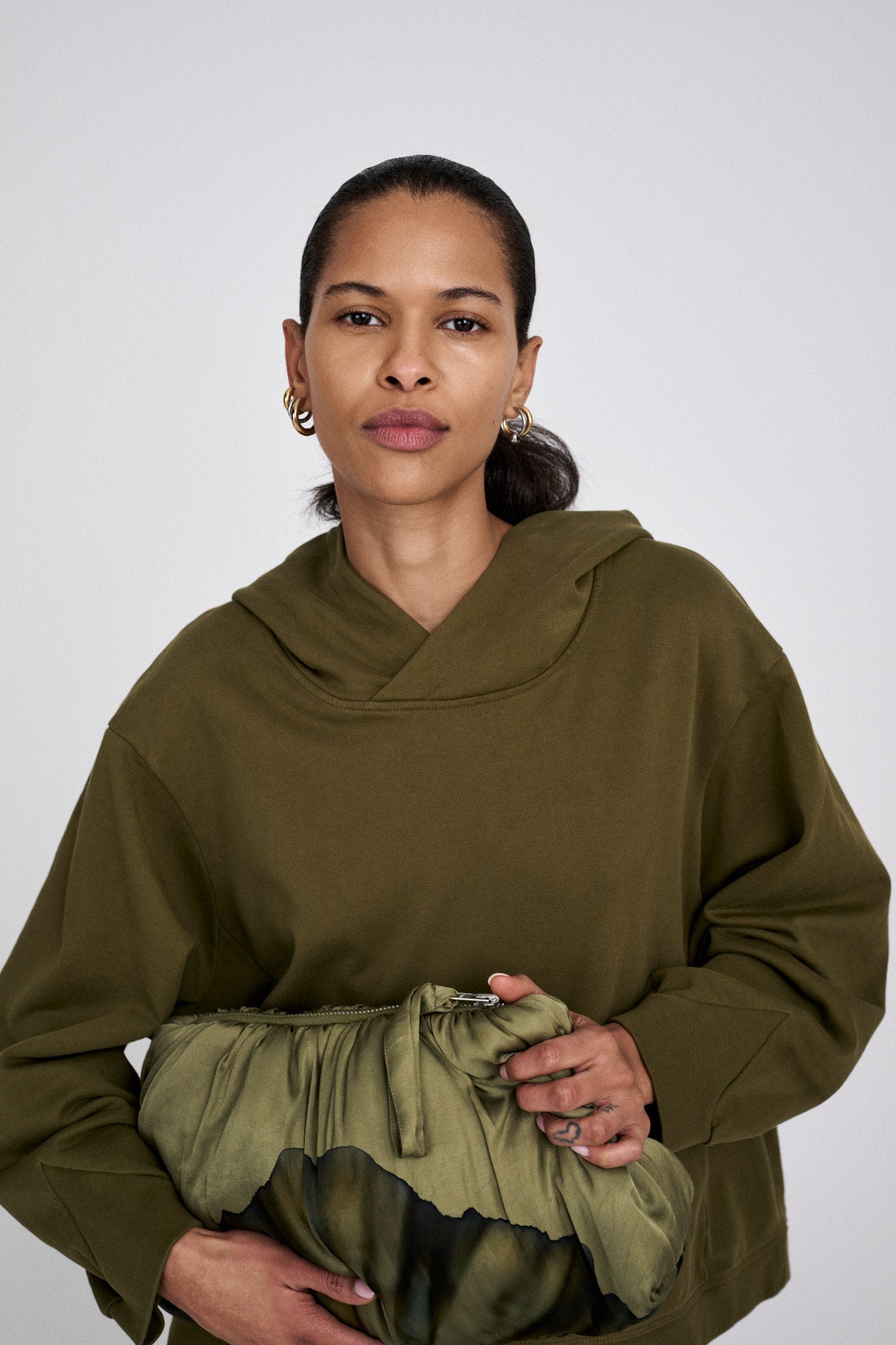 Othella - Bloom clutch bag I Hazelnut combo