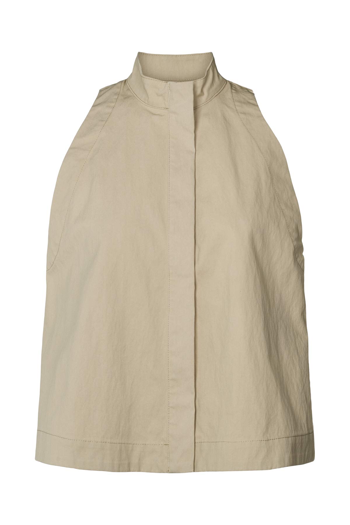 Kaley - Utility halter top I Sand