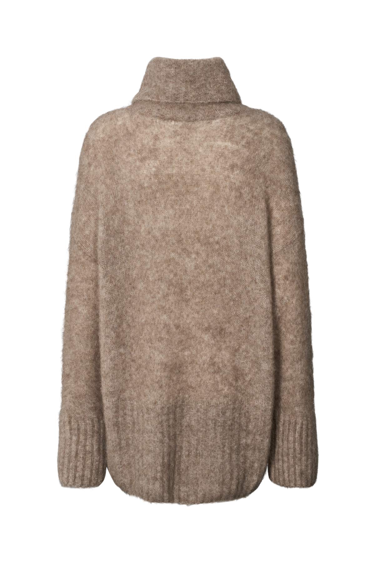 Benina - Superlight long sweater I Mushroom