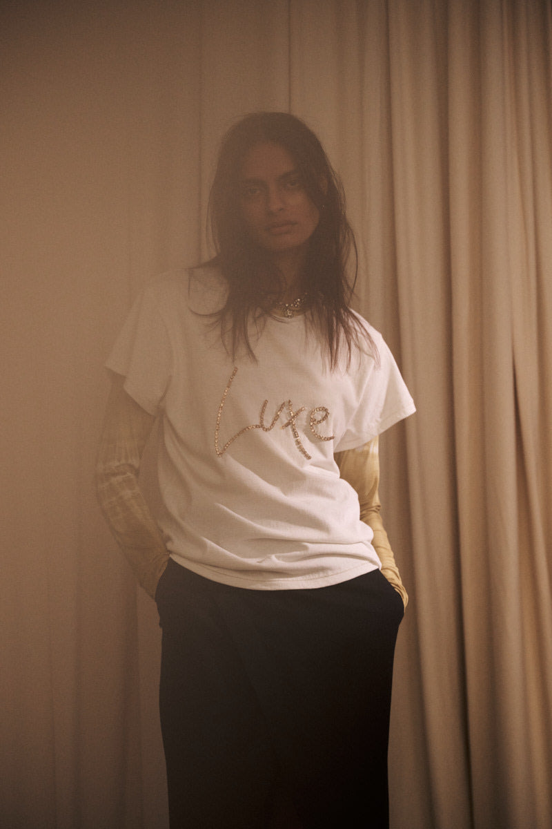 Xenia - Frequency long sleeve t-shirt I Golden combo