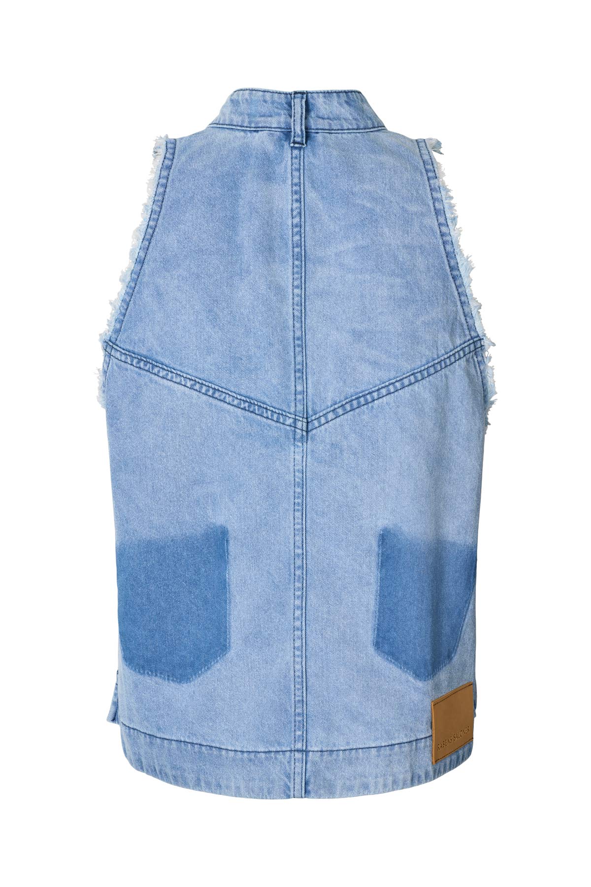 Faya - Light denim halter top I Light washed denim