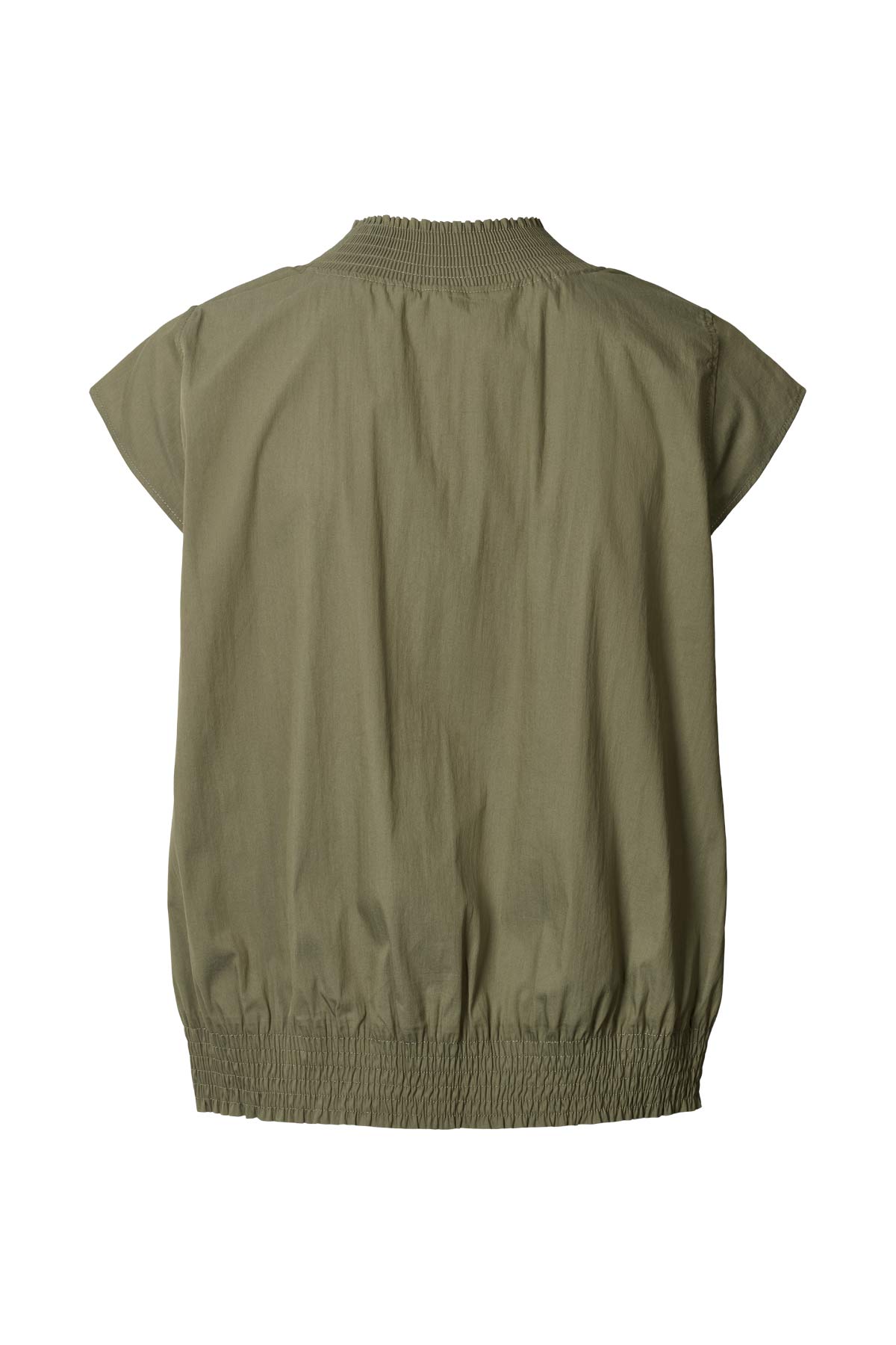 Dori - Papery shirring top I Shadow