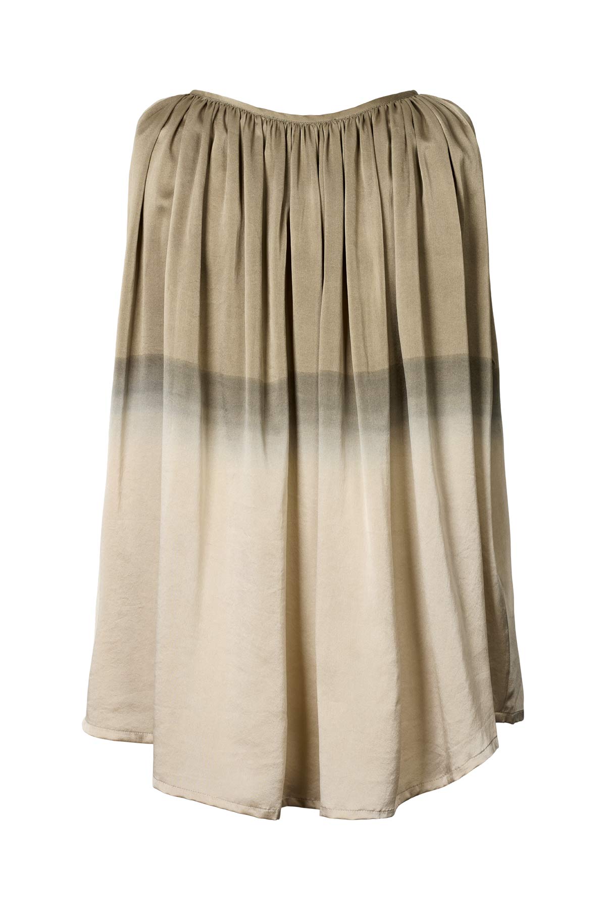 Sabel - Horizon gathered halter top I Cement combo