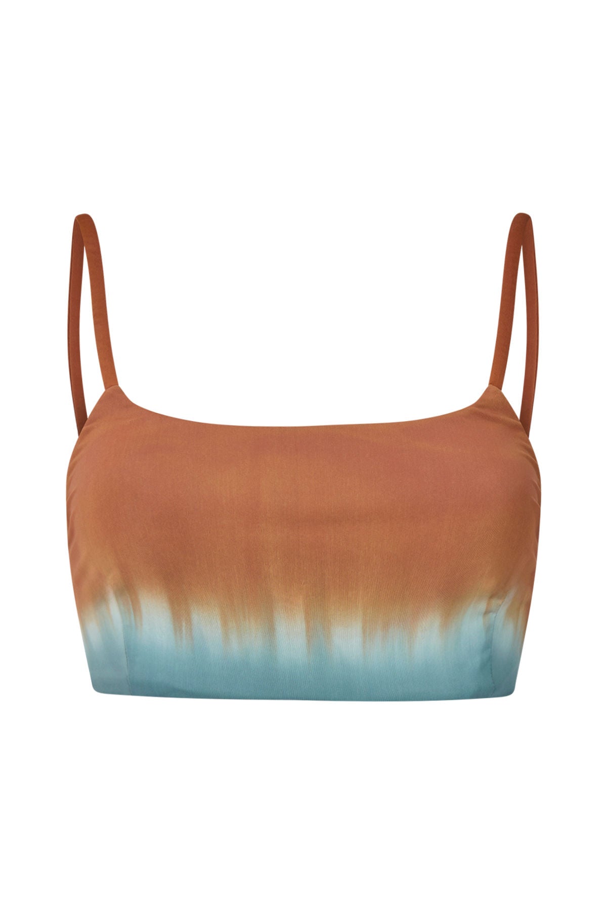 Rudy - Fusion bandeau string top I Cognac grey combo