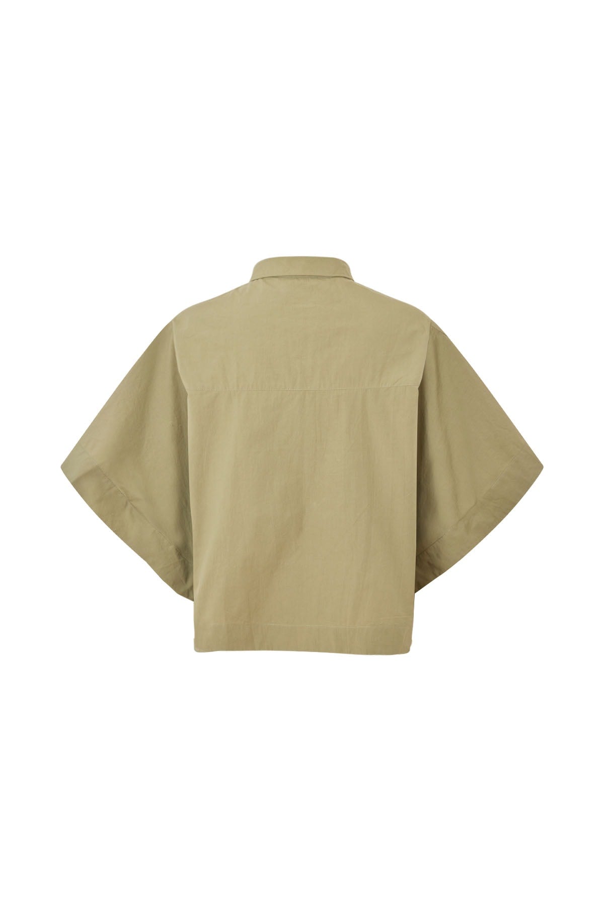 Berte - Poplin curved hem shirt I Vertiver